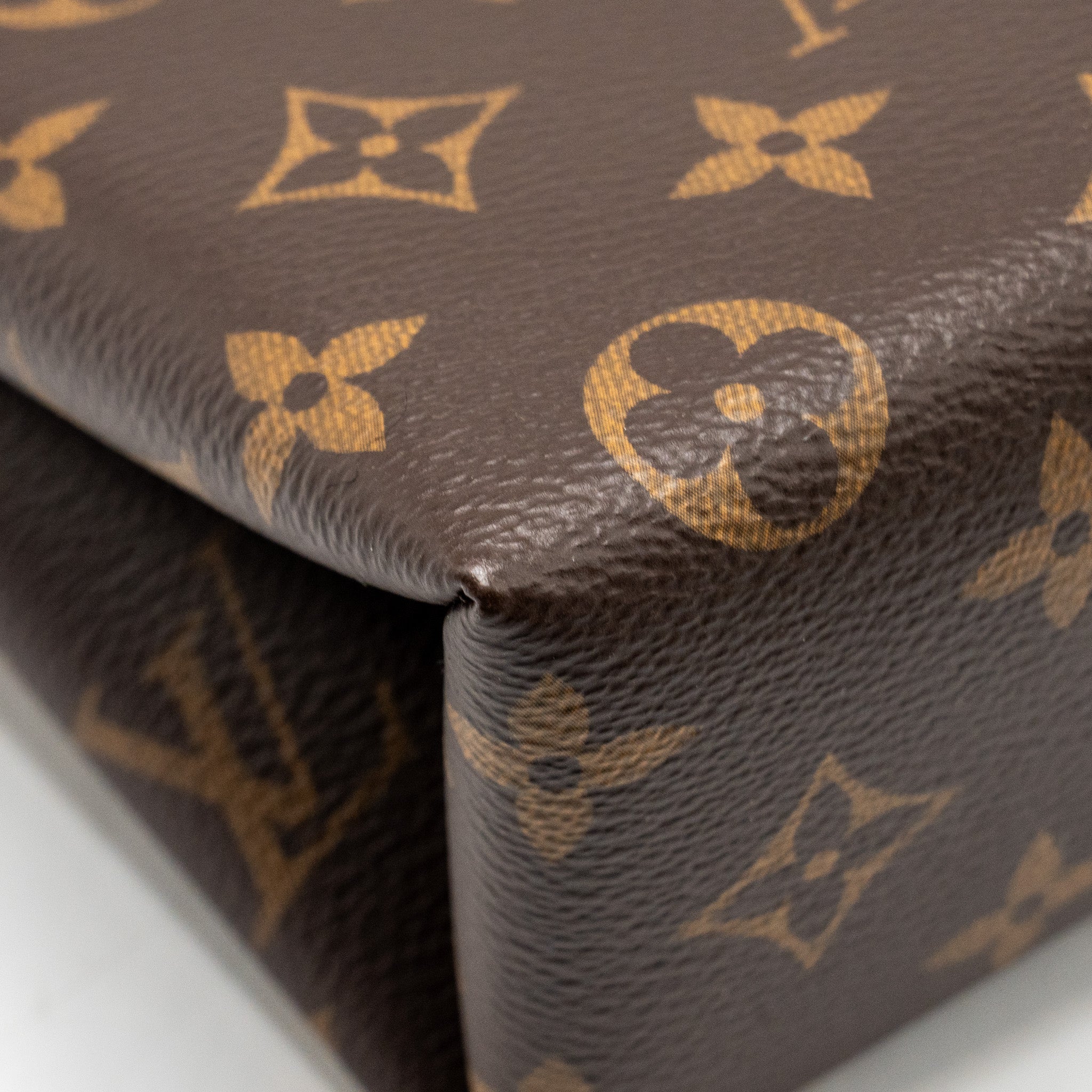 LOUIS VUITTON LOCK BB MONOGRAM CANVAS BROWN GHW