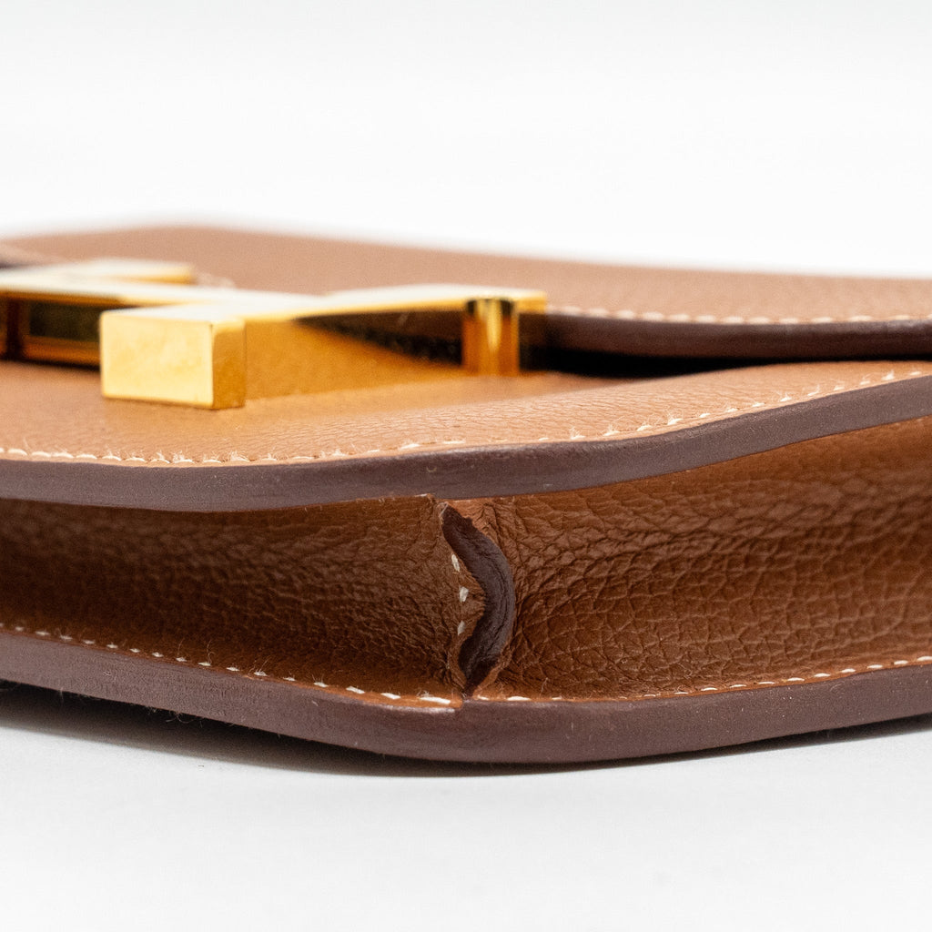 HERMES CONSTANCE SLIM EVERCOLOR GOLD GHW