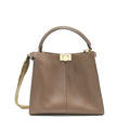 FENDI PEEKABOO X-LITE MEDIUM BROWN GHW