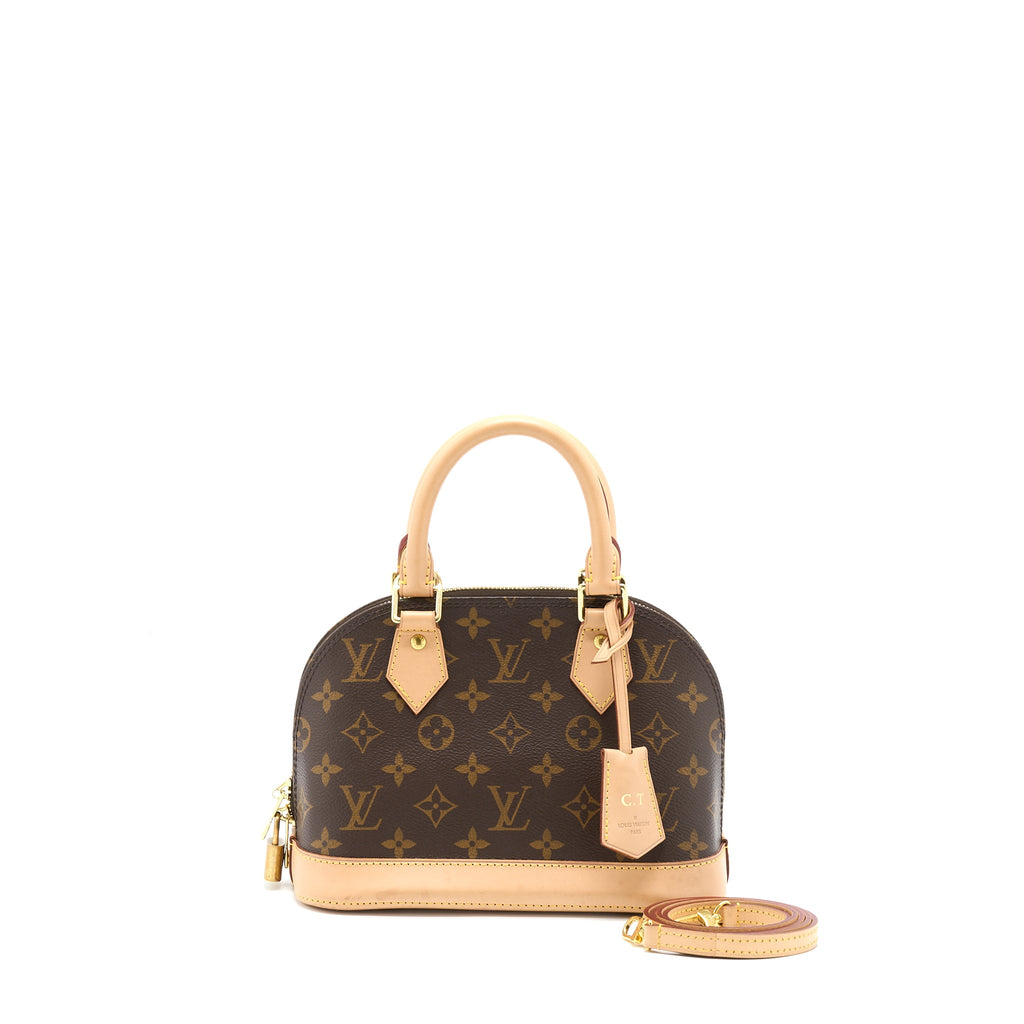 LOUIS VUITTON ALMA BB MONOGRAM CANVAS GHW