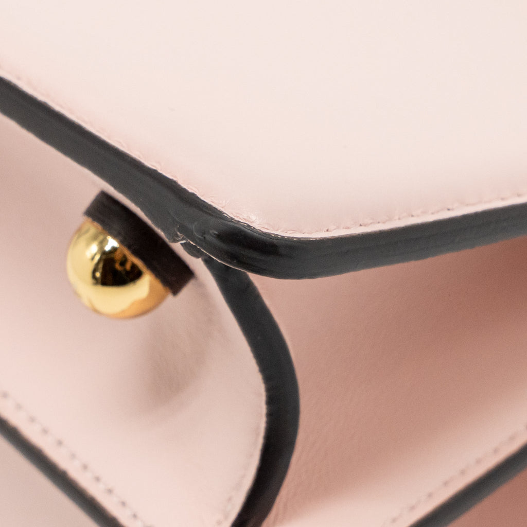 FENDI MINI PEEKABOO ISEEU PETITE BAG CALFSKIN PALE PINK GHW