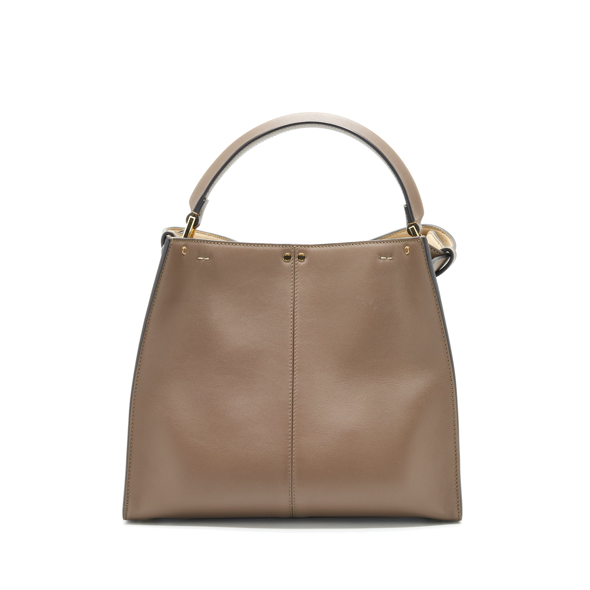 FENDI PEEKABOO X-LITE MEDIUM BROWN GHW