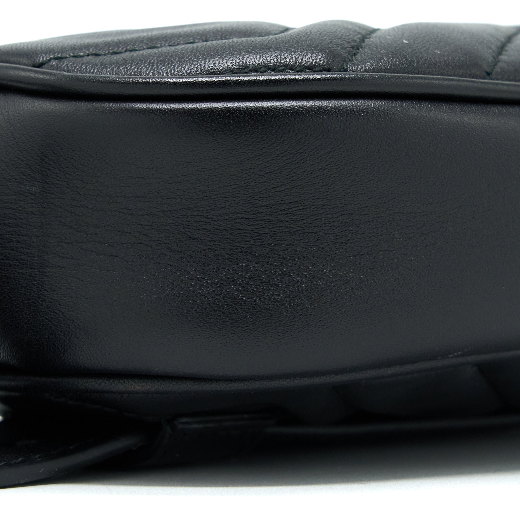 GUCCI SIZE95 MARMONT BELT BAG BLACK GHW