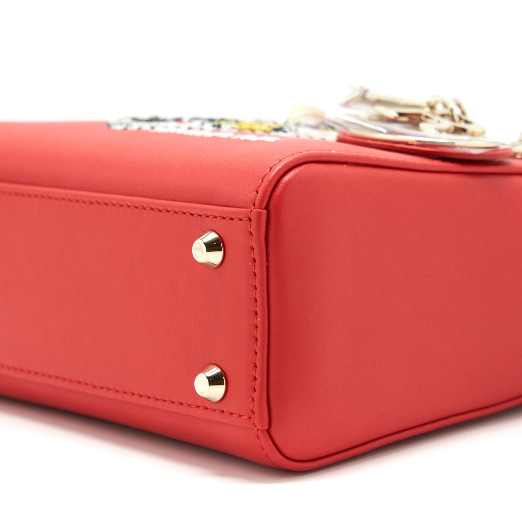 CHRISTIAN DIOR MINI LADY DIOR NIKI DE SAINT PHALLE SPECIAL EDITION LGHW