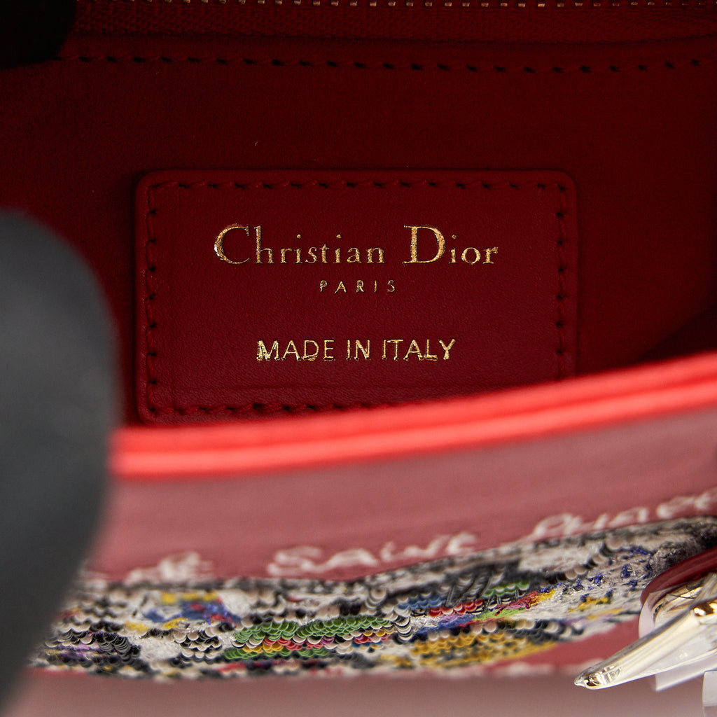 CHRISTIAN DIOR MINI LADY DIOR NIKI DE SAINT PHALLE SPECIAL EDITION LGHW