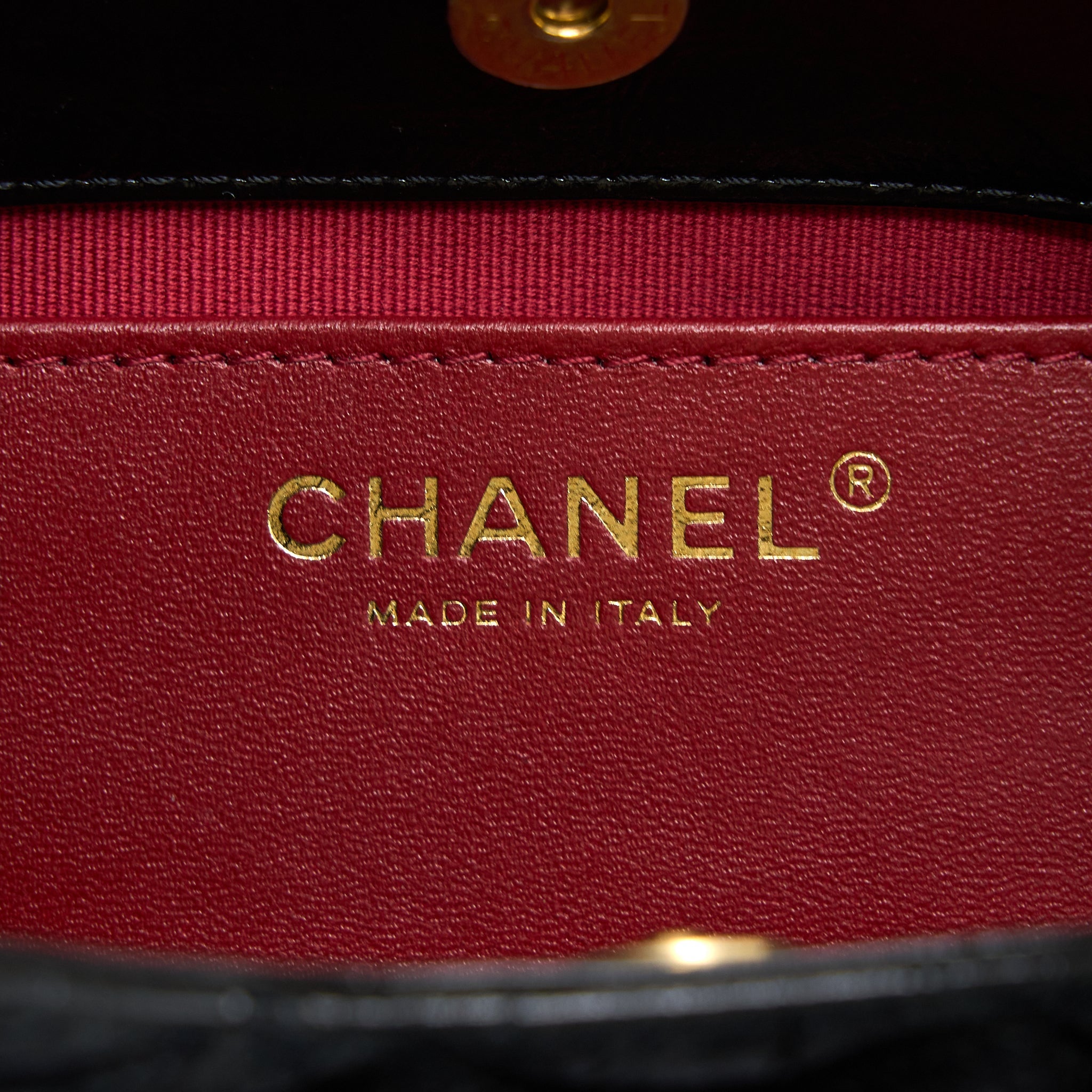 CHANEL 23C SMALL HOBO BAG SHINY CALFSKIN BLACK BRUSHED GHW (MICROCHIP)