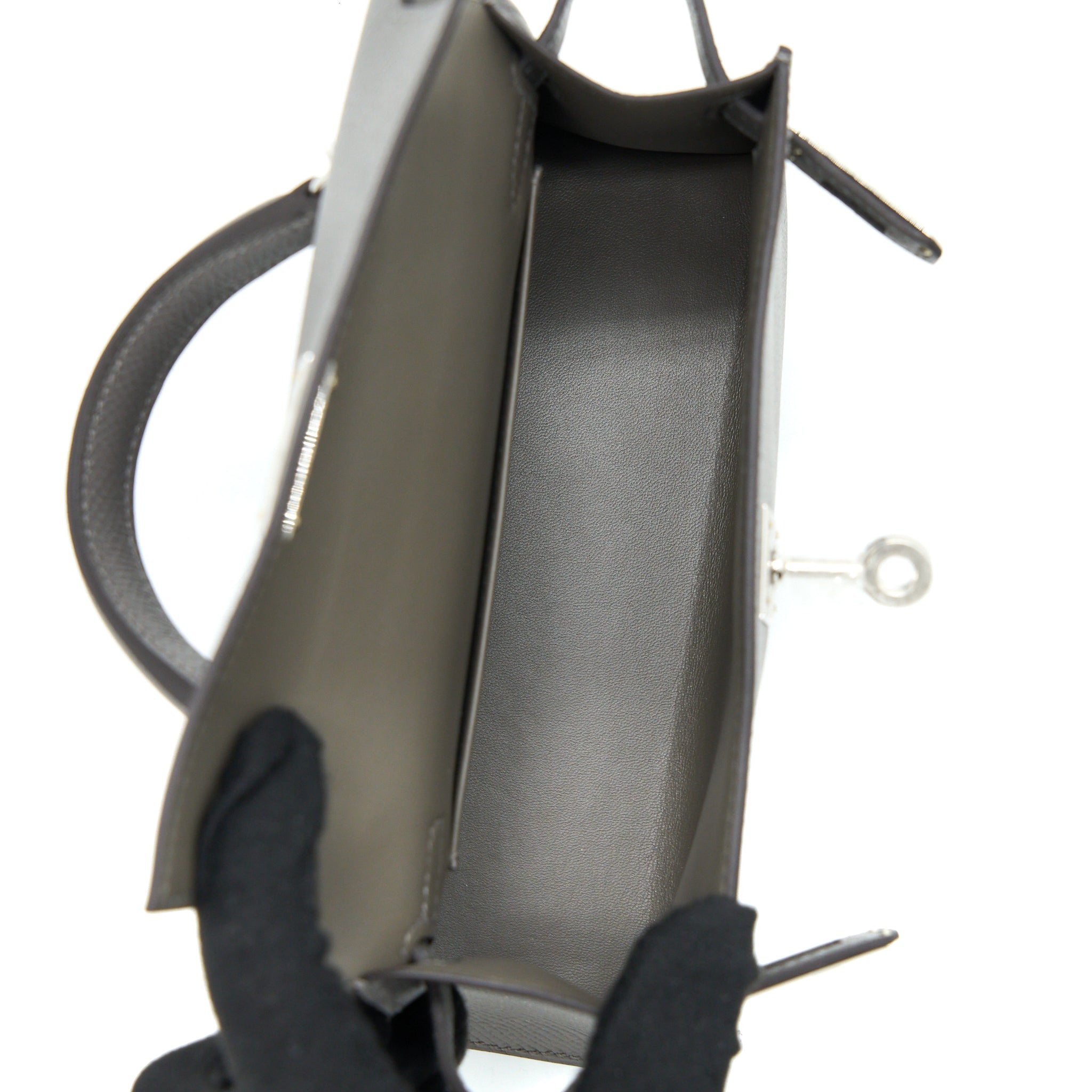 HERMES MINI KELLY II EPSOM 0L GRIS MEYER SHW