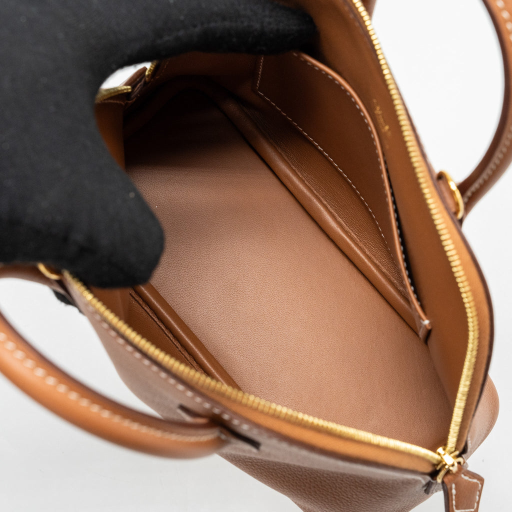 HERMES MINI BOLIDE 1923 EVERCOLOR GOLD GHW