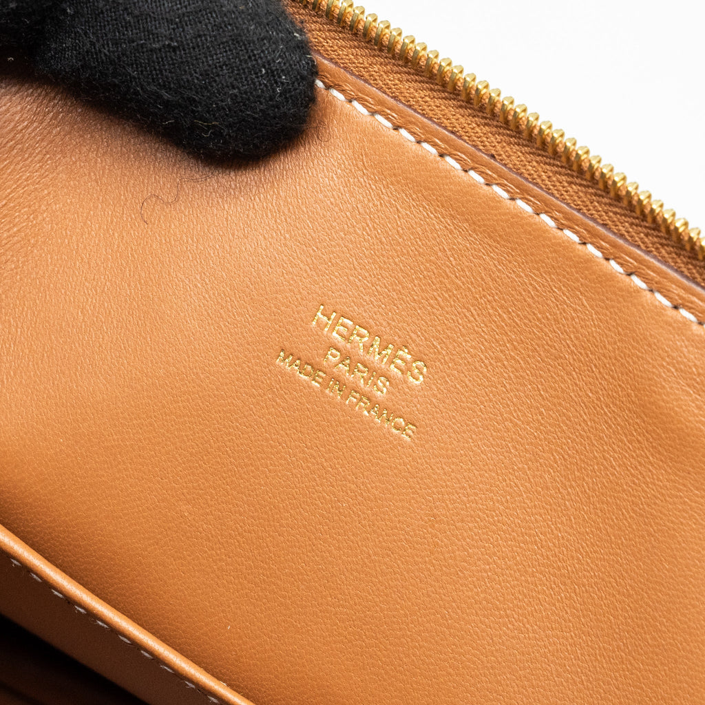 HERMES MINI BOLIDE 1923 EVERCOLOR GOLD GHW