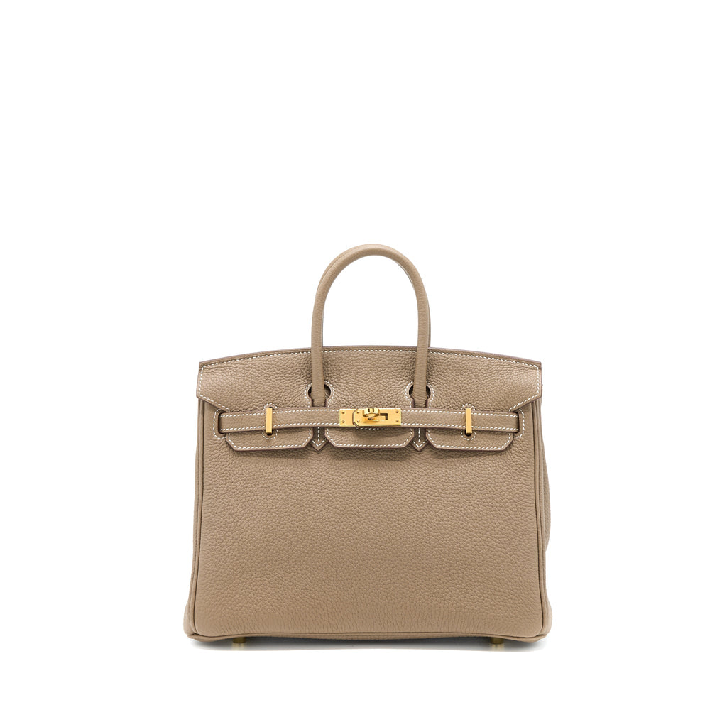 HERMES BIRKIN 25 TOGO ETOUPE GHW