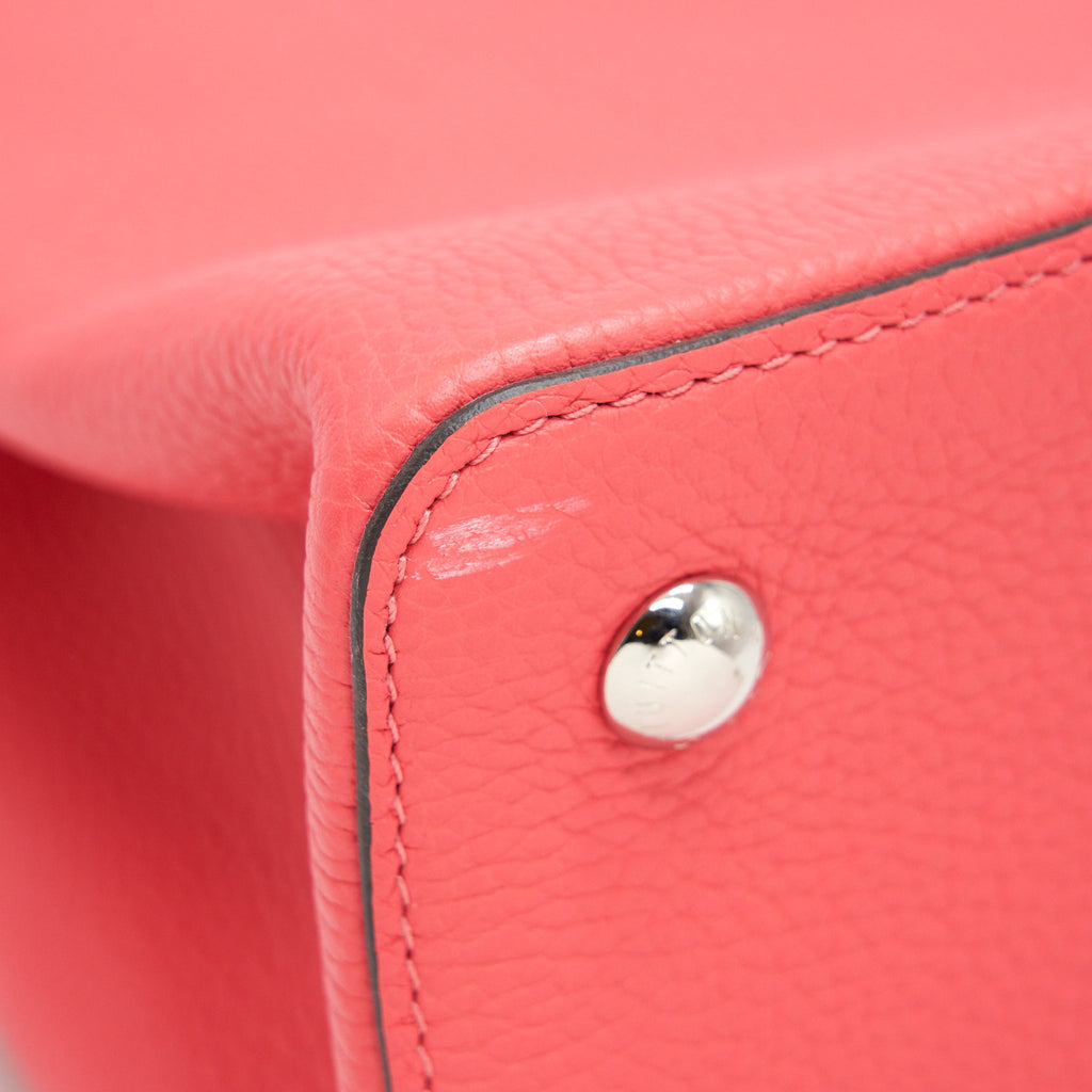LOUIS VUITTON CAPUCINES MM PINK WITH SHW