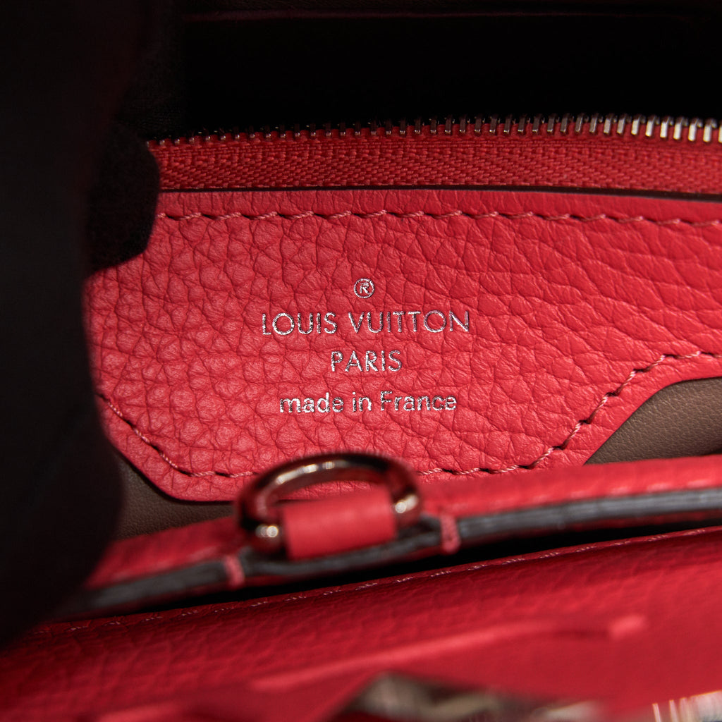 LOUIS VUITTON CAPUCINES MM PINK WITH SHW