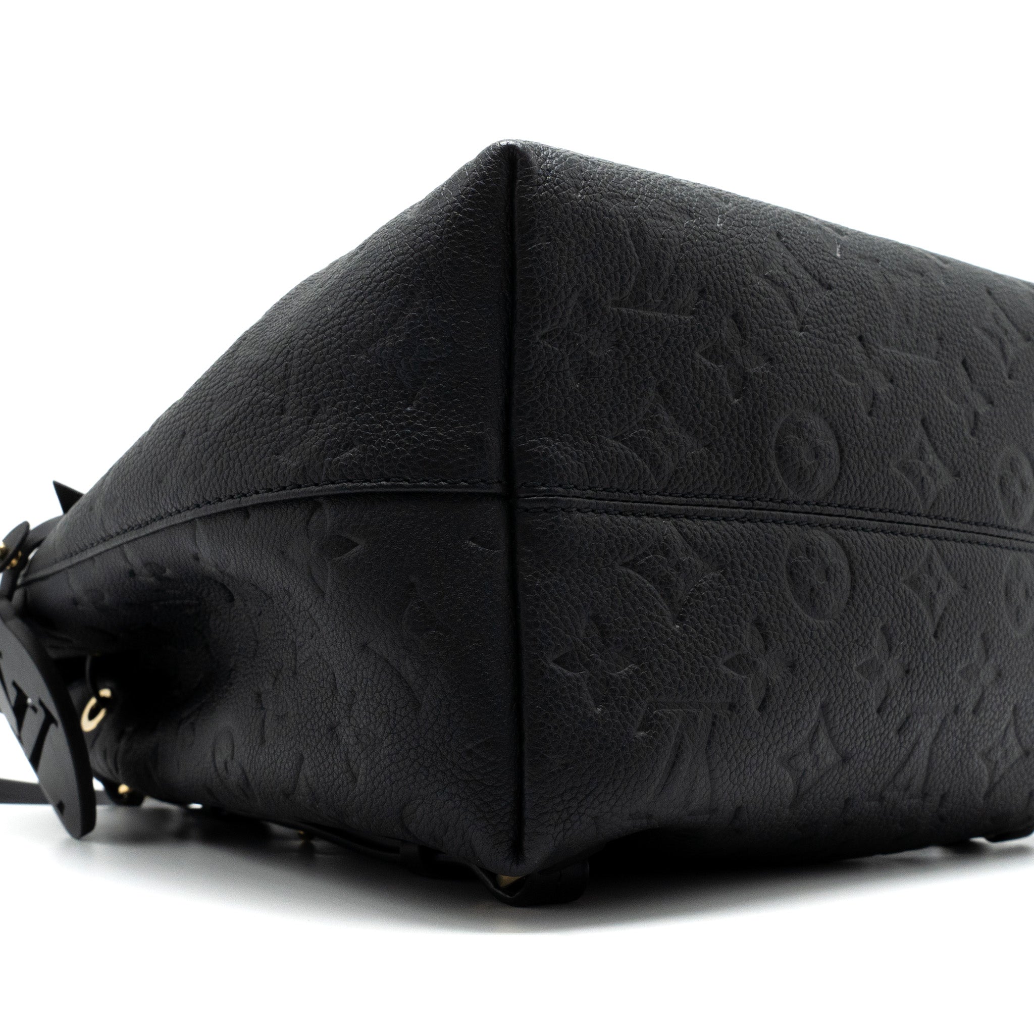 LOUIS VUITTON MONTSOURIS BACKPACK MONOGRAM EMPREINTE BLACK GHW (NEW VERSION)