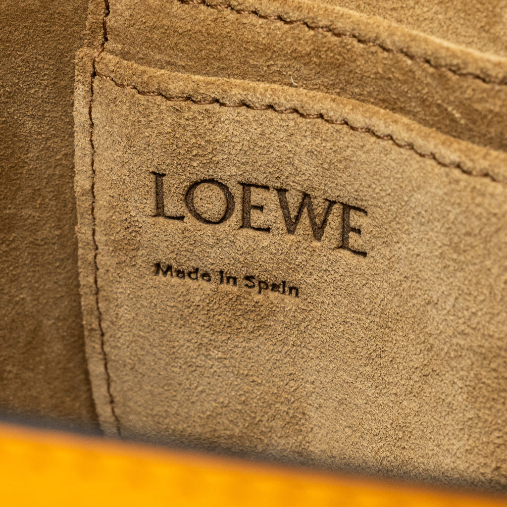 LOEWE MINI GATE DUAL BAG CALFSKIN MANDARIN LGHW