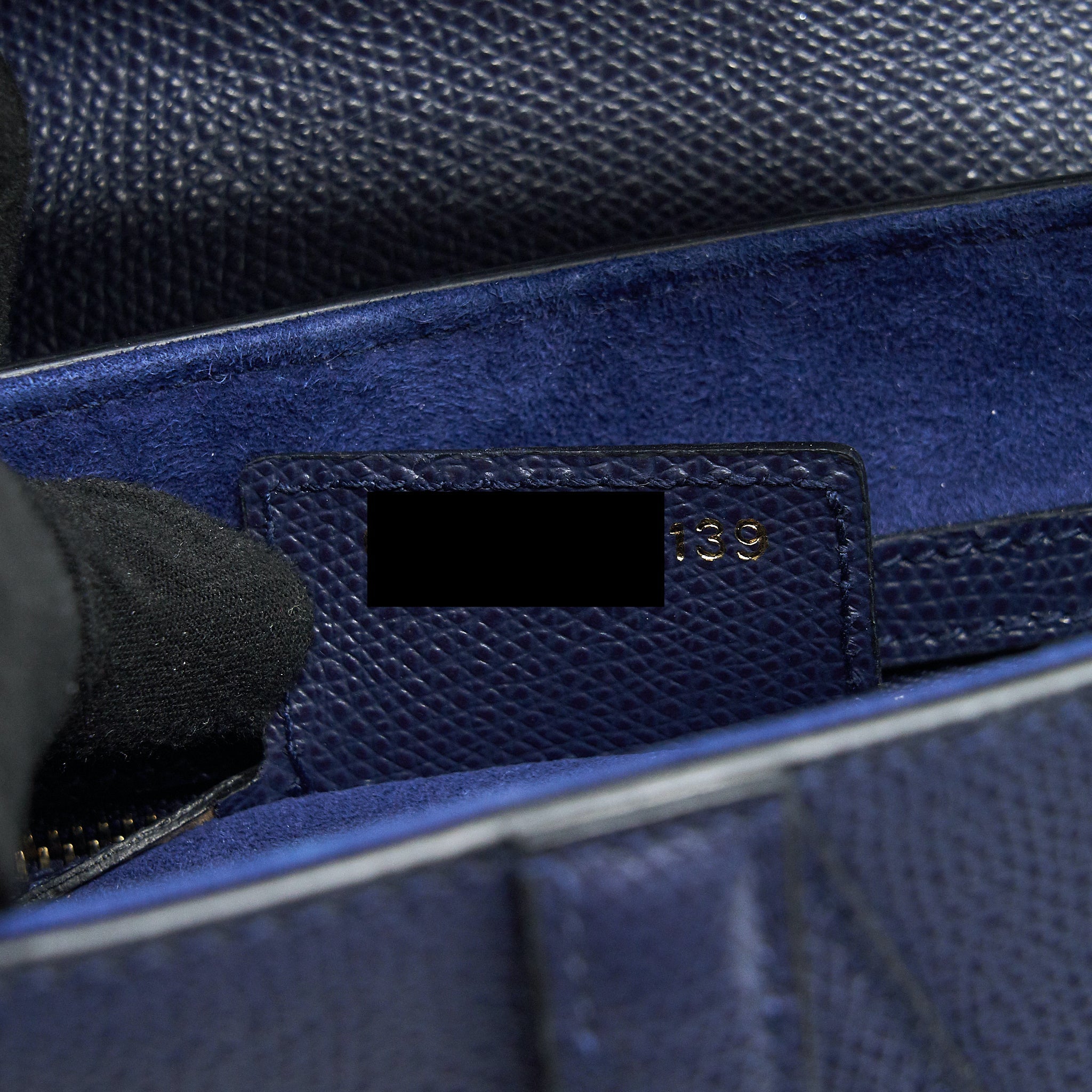 CHRISTIAN DIOR MEDIUM SADDLE BAG INDIGO BLUE