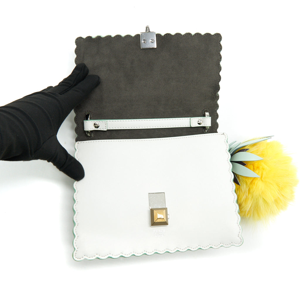 FENDI RUNWAY SMALL KAN I WITH STRAPS AND BAG CHARM