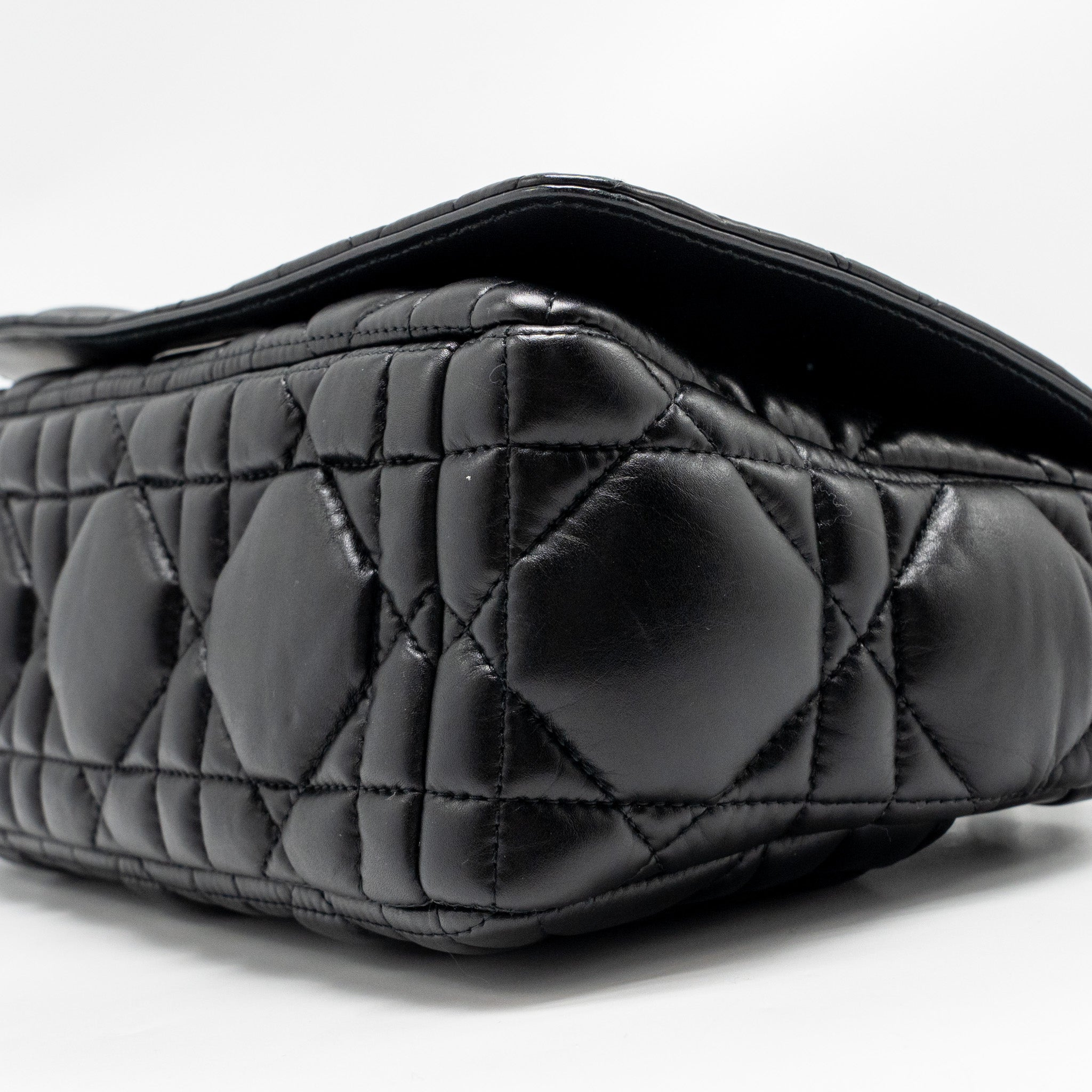 DIOR MEDIUM DIOR CARO BAG CALFSKIN SO BLACK