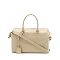 SAINT LAURENT DUFFLE BAG CALFSKIN LIGHT GREY GHW