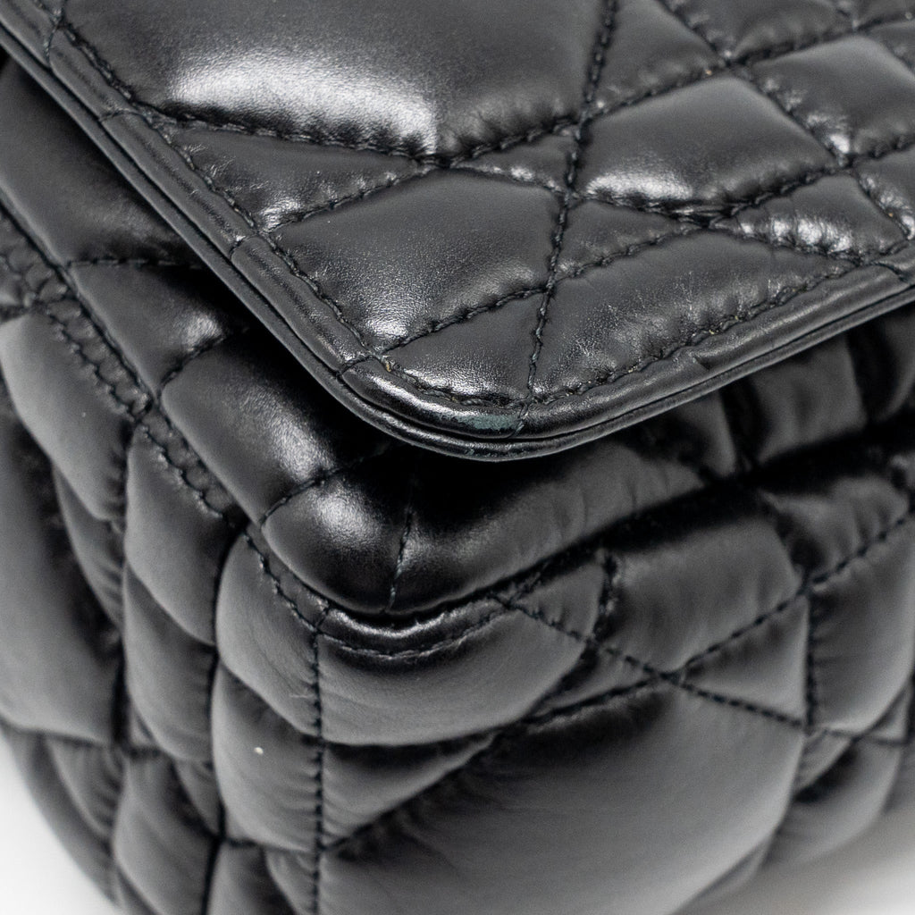 DIOR MEDIUM DIOR CARO BAG CALFSKIN SO BLACK