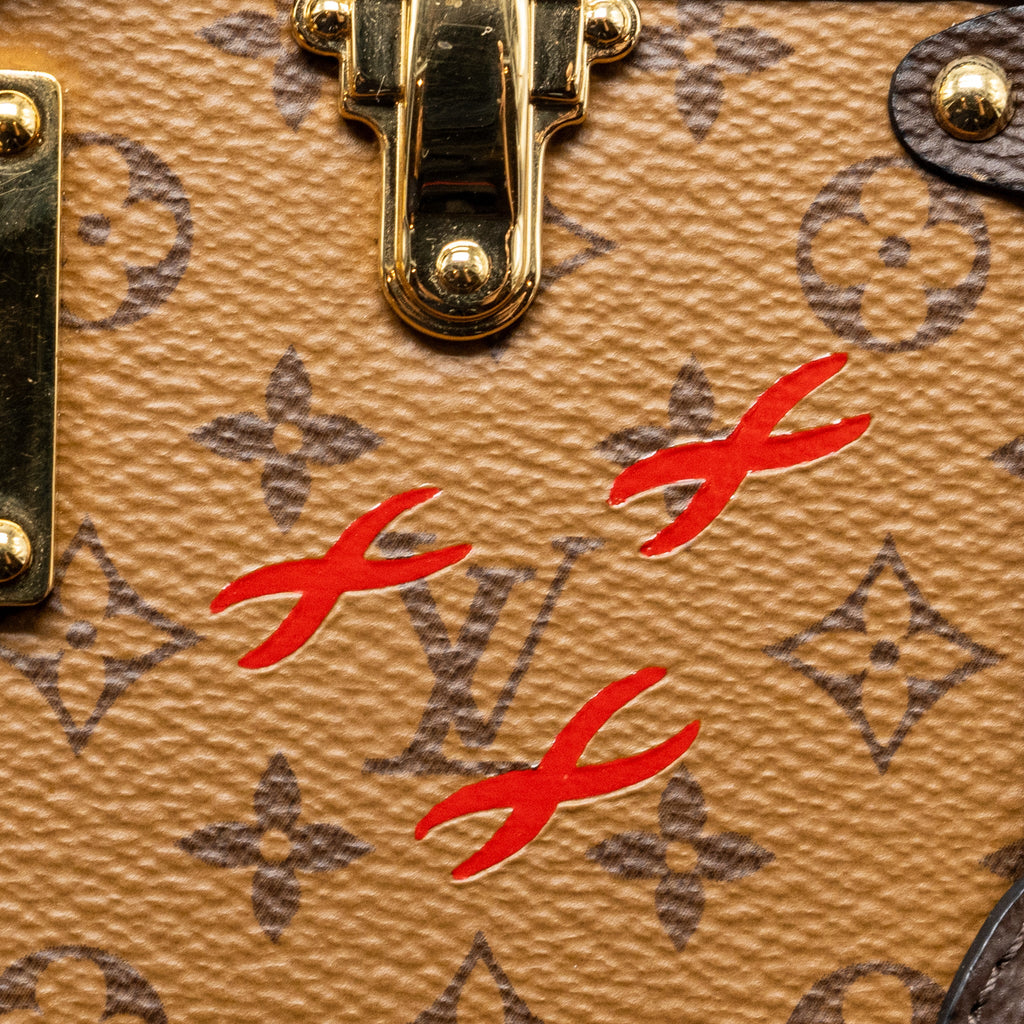 LOUIS VUITTON PETITE MALLE MONOGRAM REVERSE CANVAS GHW