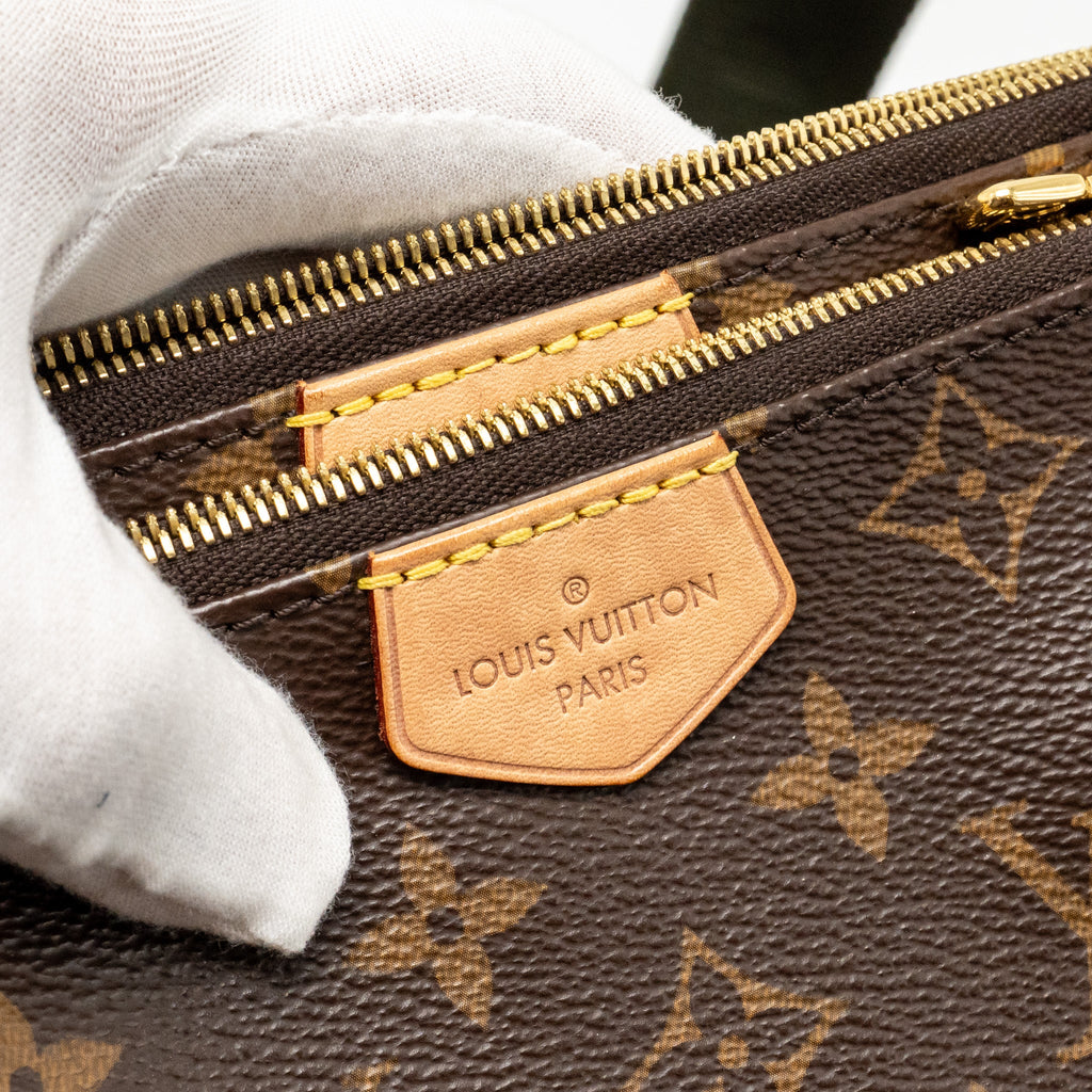 LOUIS VUITTON MULTI POCHETTE ACCESSORIES KHAKI STRAP MONOGRAM CANVAS GHW