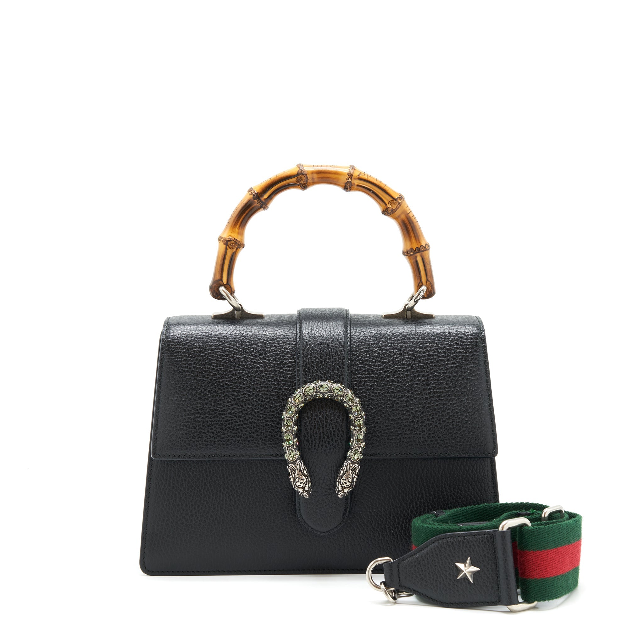 GUCCI BAMBOO 1947 DIONYSUS TOP HANDLE BAG BLACK