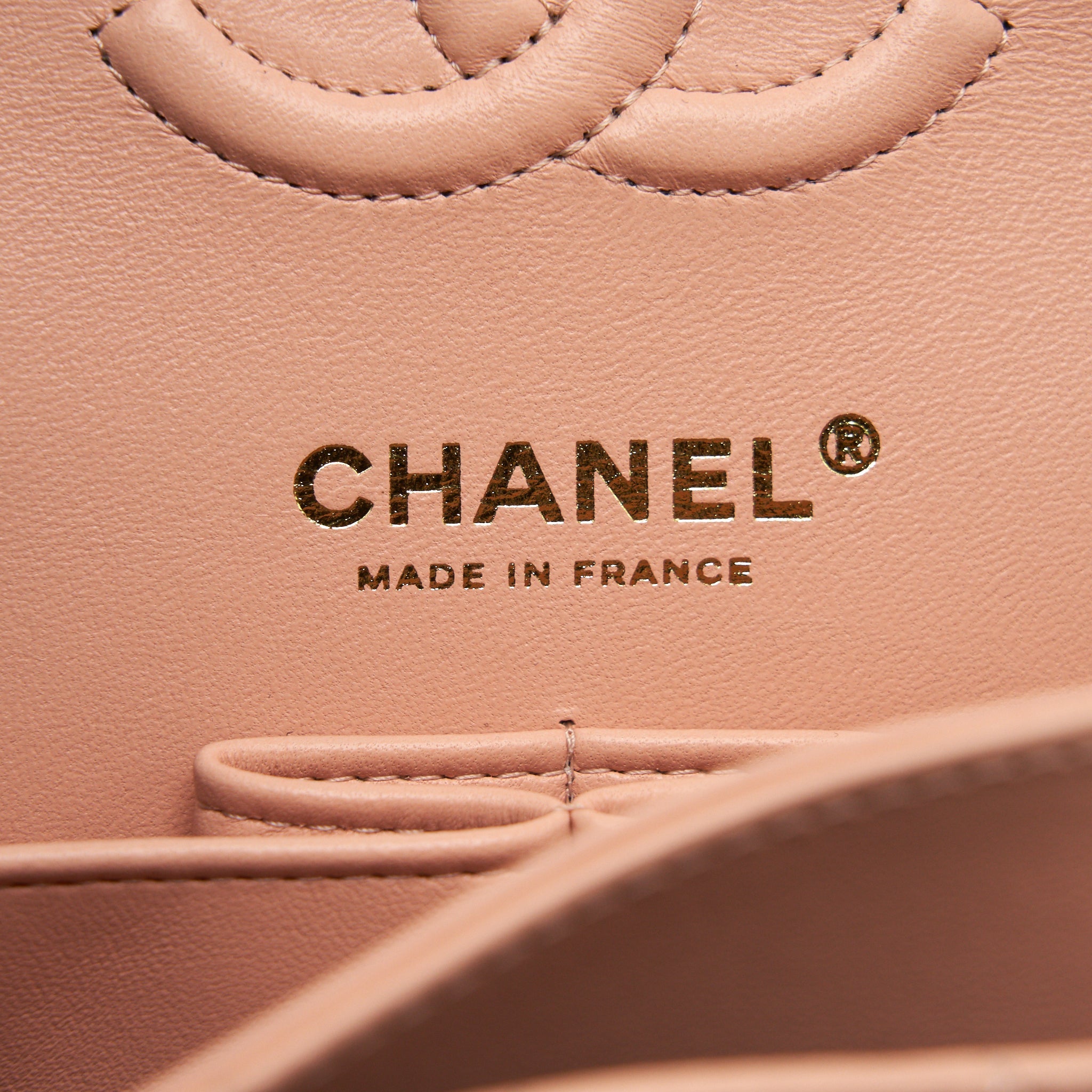 CHANEL SMALL CLASSIC DOUBLE FLAP BAG LAMBSKIN PINK LGHW