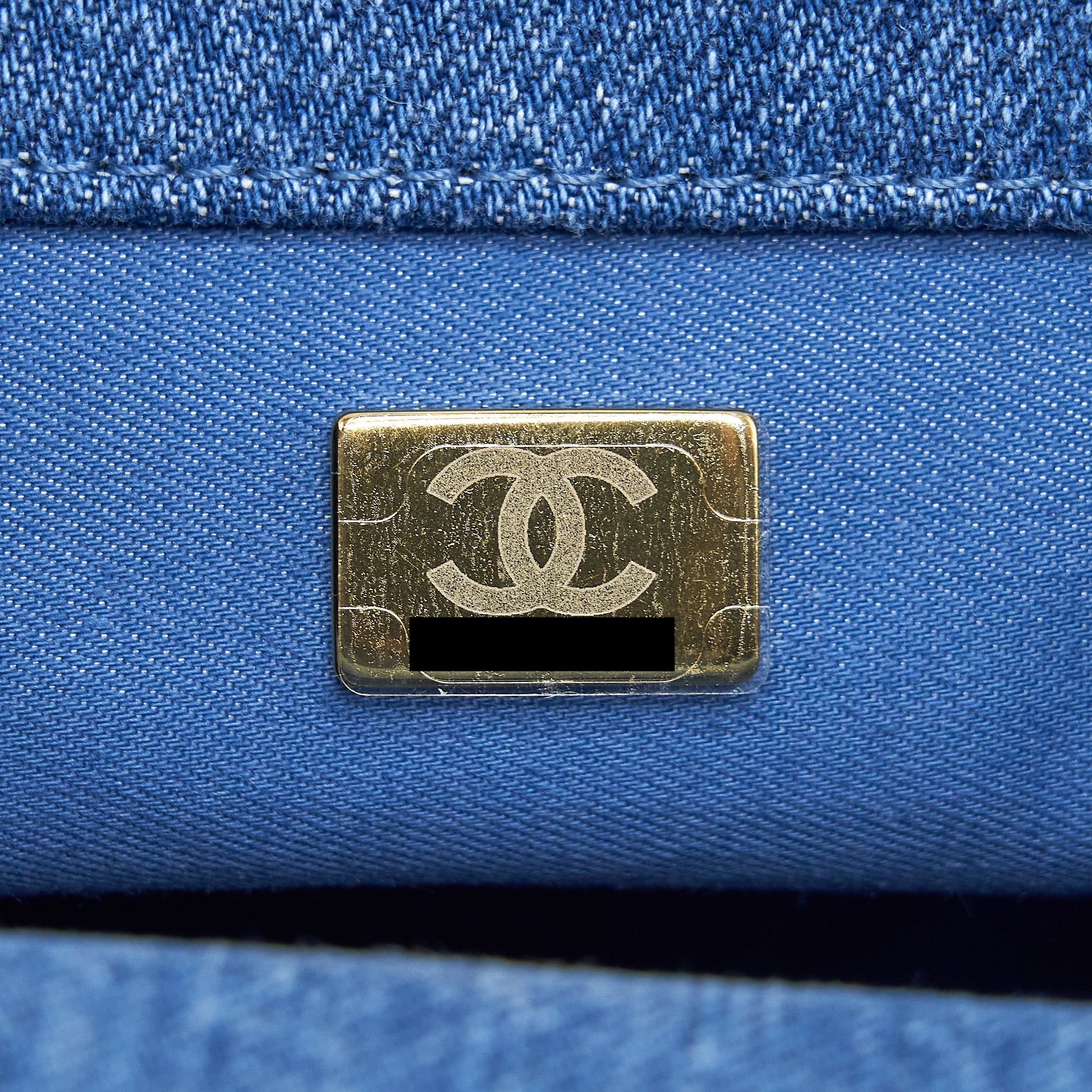 CHANEL 22P SMALL FLAP BAG 23CM DENIM BLUE GHW (MICROCHIP)