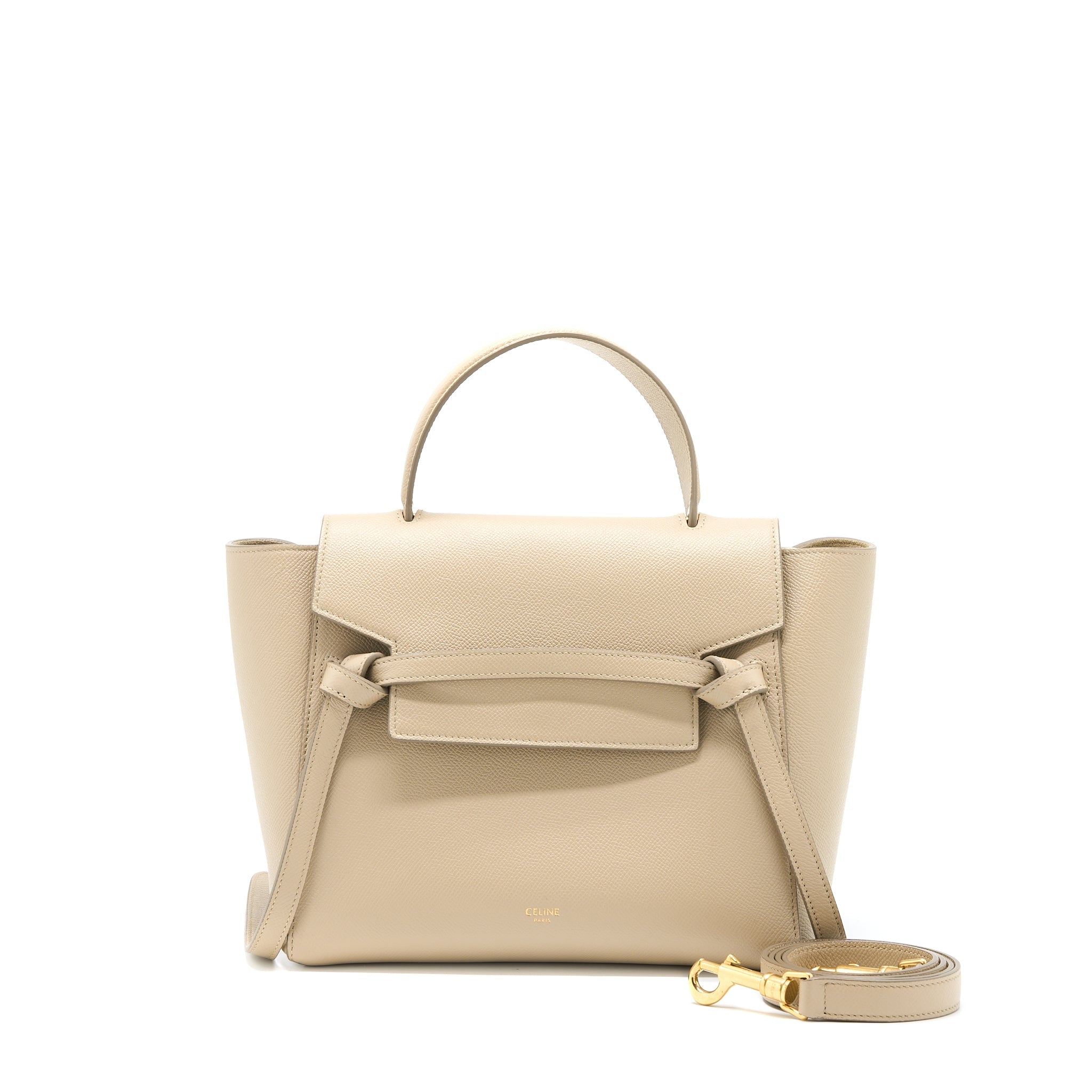 CELINE MICRO BELT BAG LIGHT BEIGE GHW