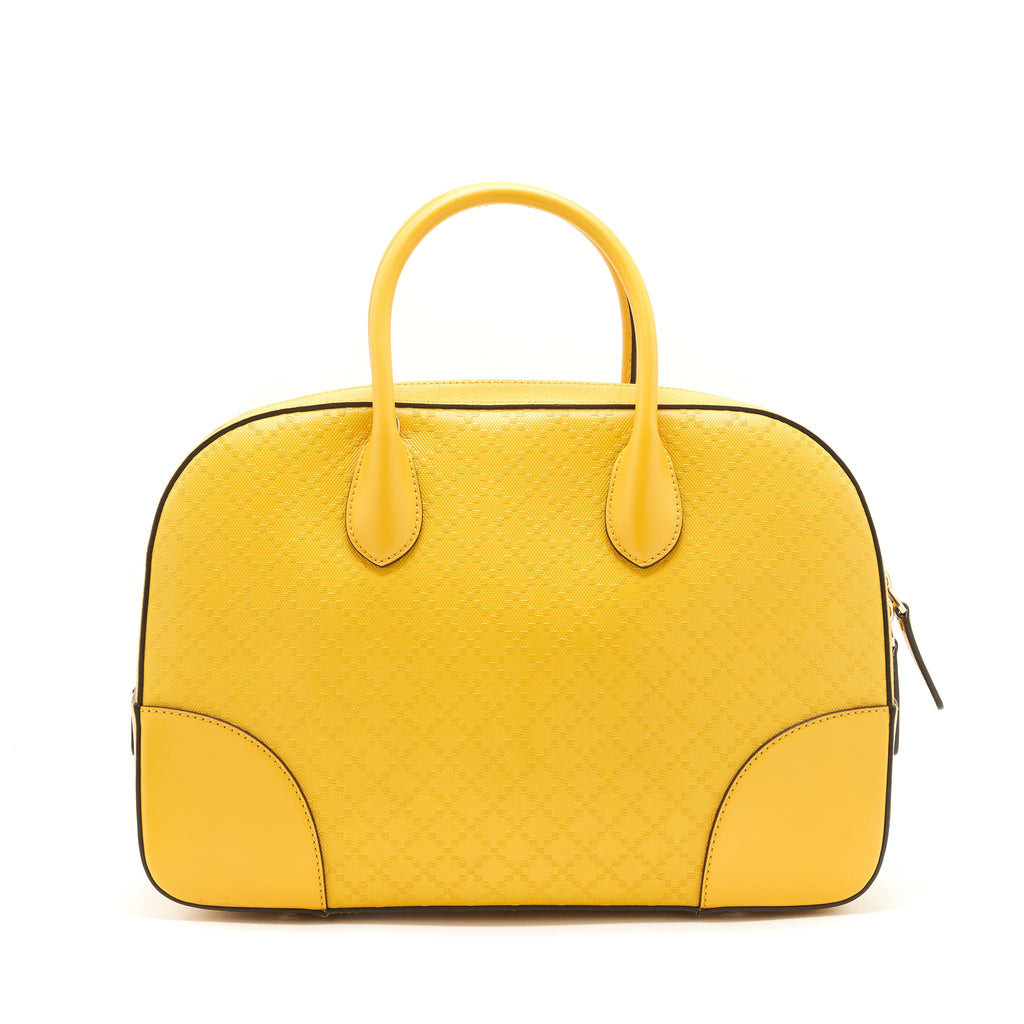GUCCI LARGE BOWLING BAG YELLOW