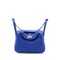 HERMES LINDY 26 CLEMENCE BLUE ROYAL GHW