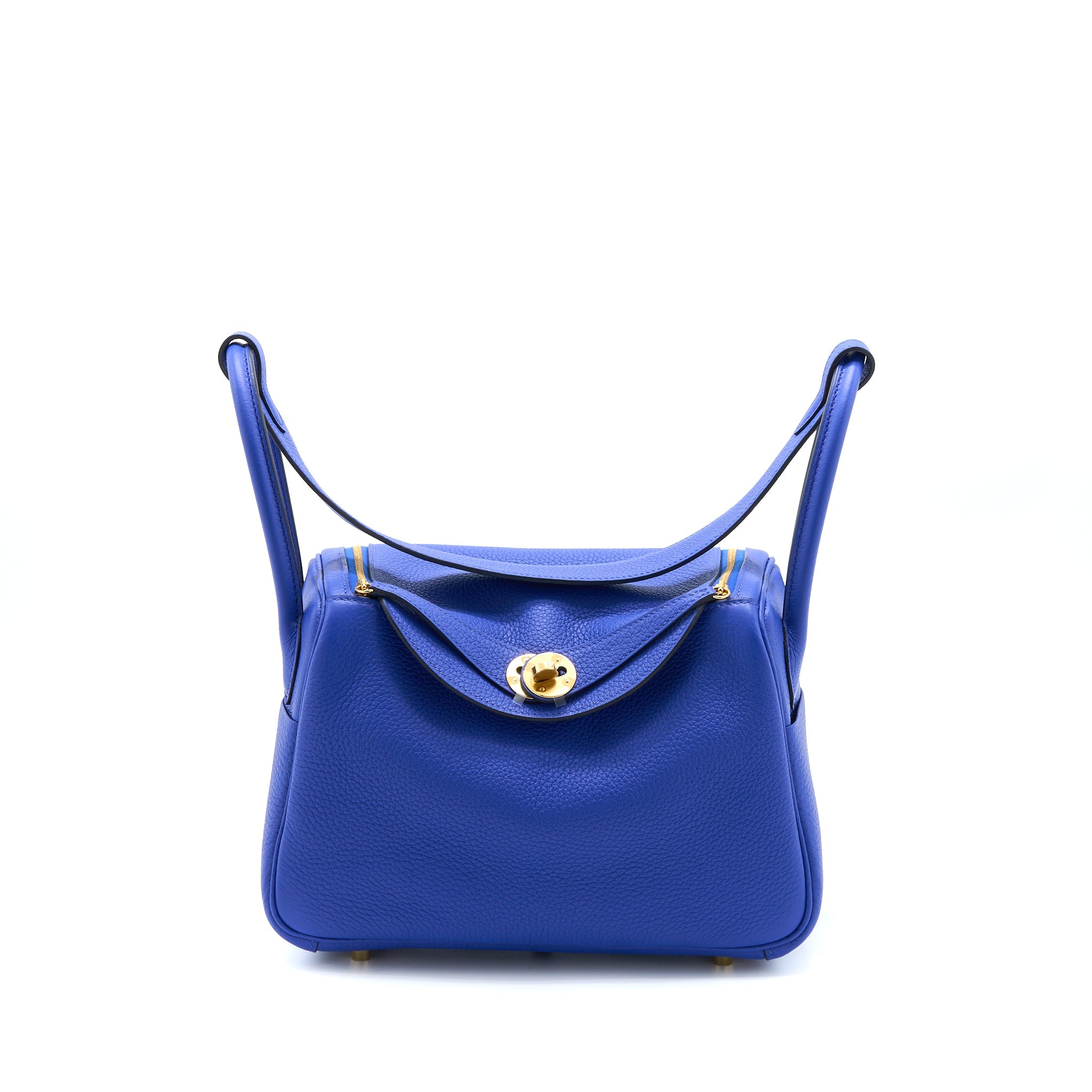 HERMES LINDY 26 CLEMENCE BLUE ROYAL GHW