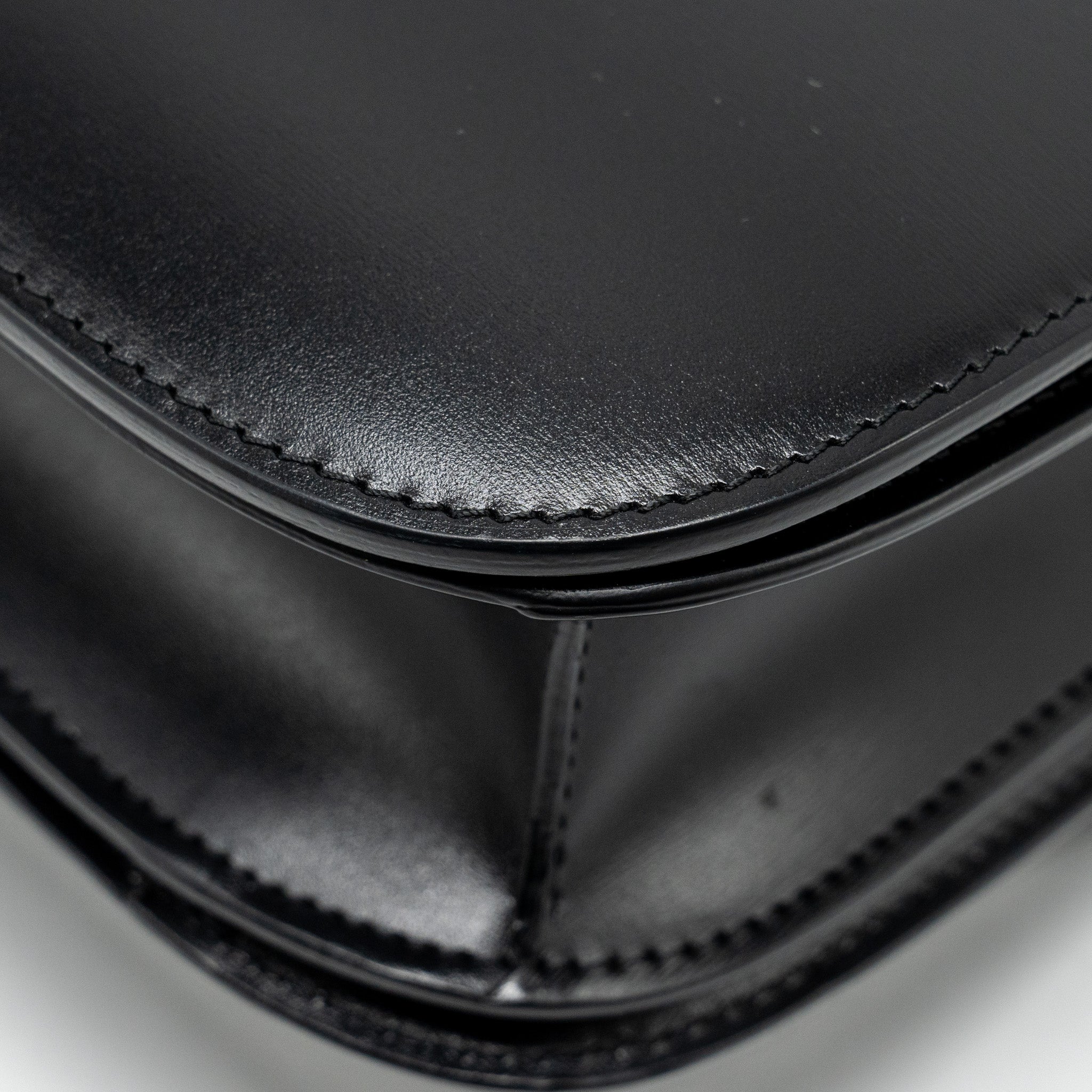 CELINE MEDIUM CLASSIC BOX BAG CALFSKIN BLACK GHW