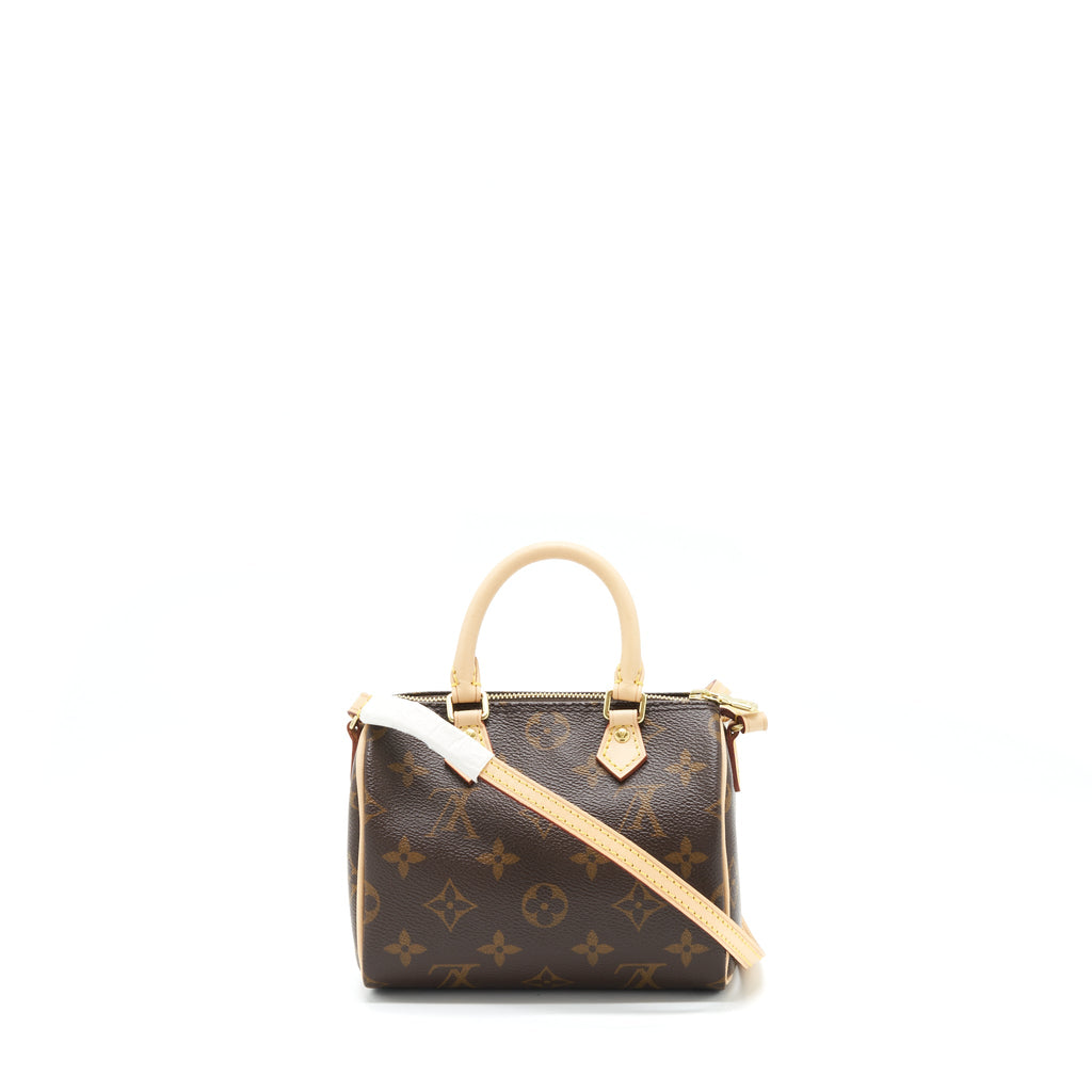 LOUIS VUITTON NANO SPEEDY MONOGRAM CANVAS GHW