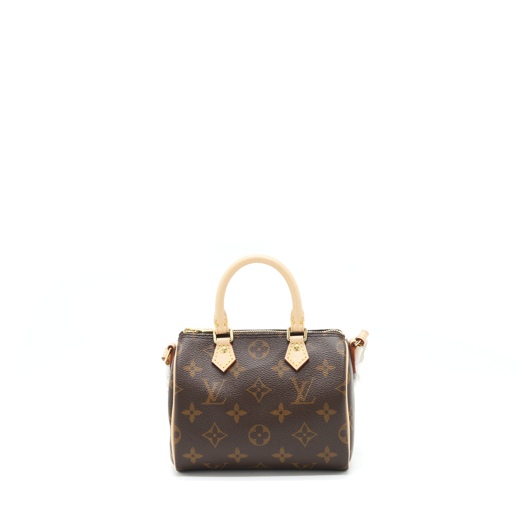 LOUIS VUITTON NANO SPEEDY MONOGRAM CANVAS GHW