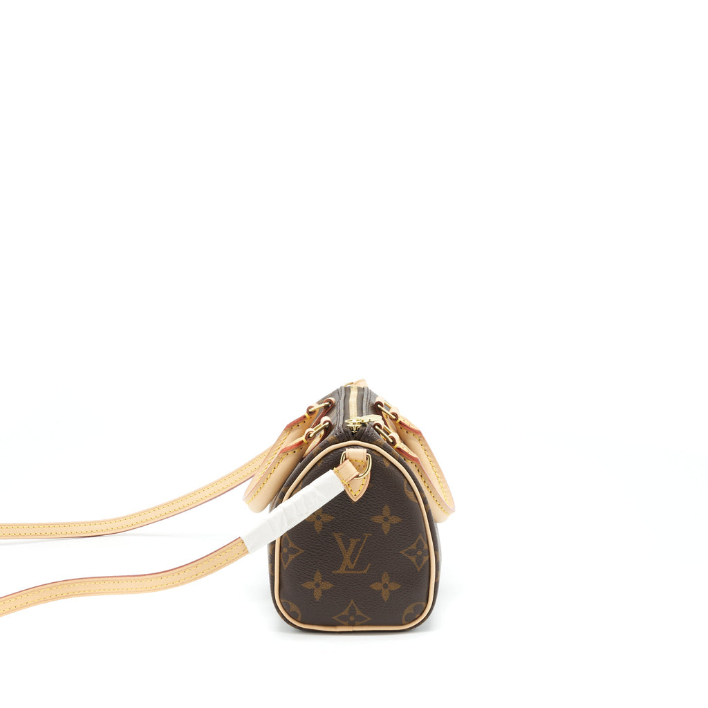 LOUIS VUITTON NANO SPEEDY MONOGRAM CANVAS GHW