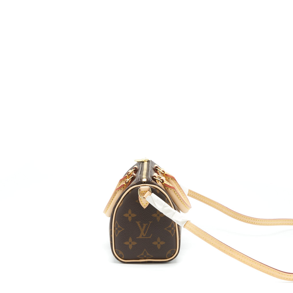 LOUIS VUITTON NANO SPEEDY MONOGRAM CANVAS GHW