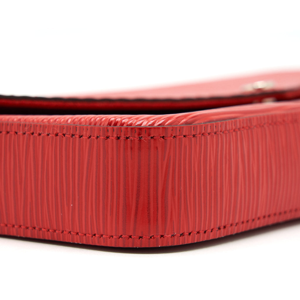LOUIS VUITTON FELICIE POCHETTE RED SHW
