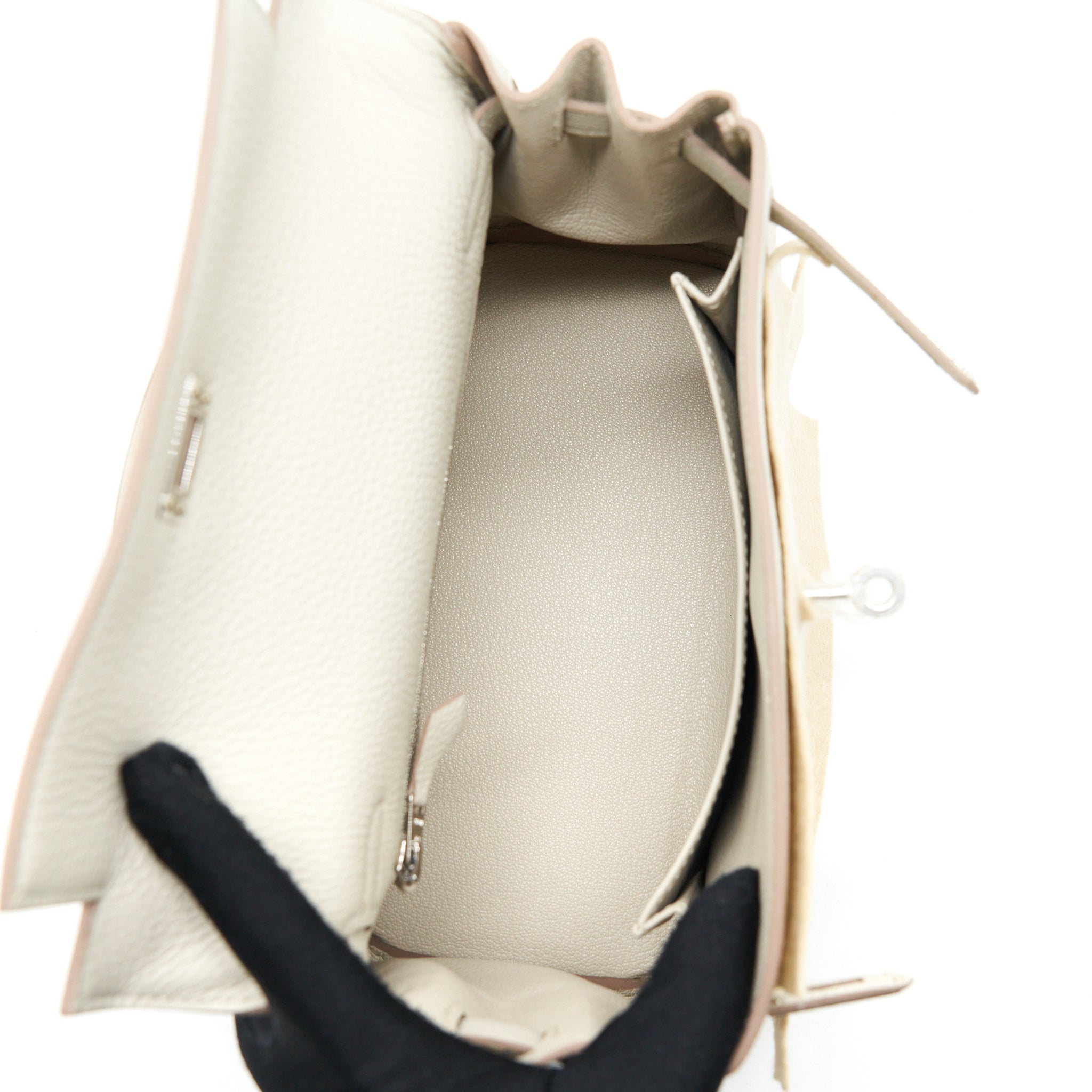 HERMES KELLY 25 RETOURNE TOGO 8L BETON SHW