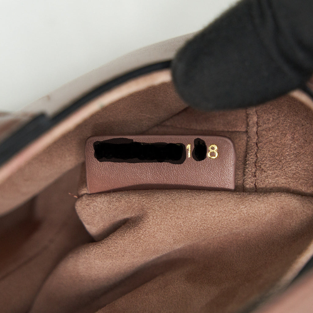 DIOR SMALL SADDLE BAG ROSE TAUPE GHW