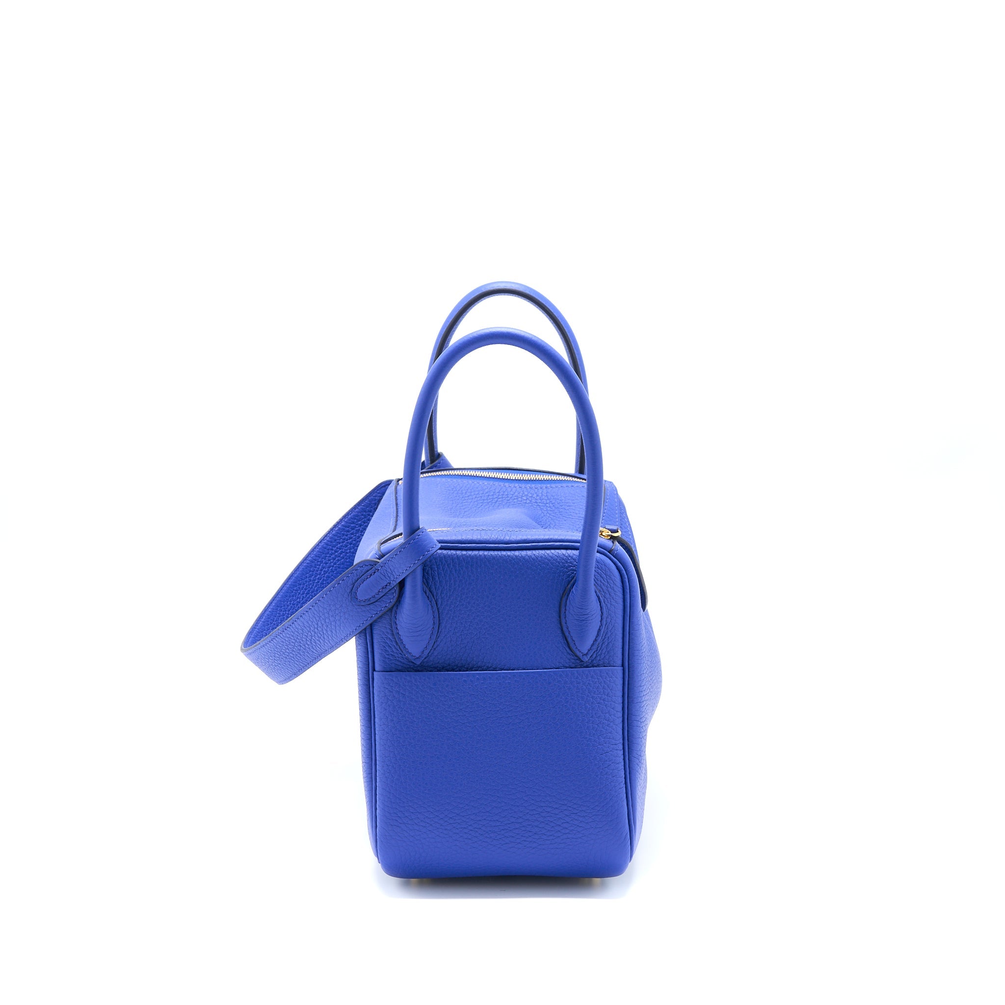 HERMES LINDY 26 CLEMENCE BLUE ROYAL GHW