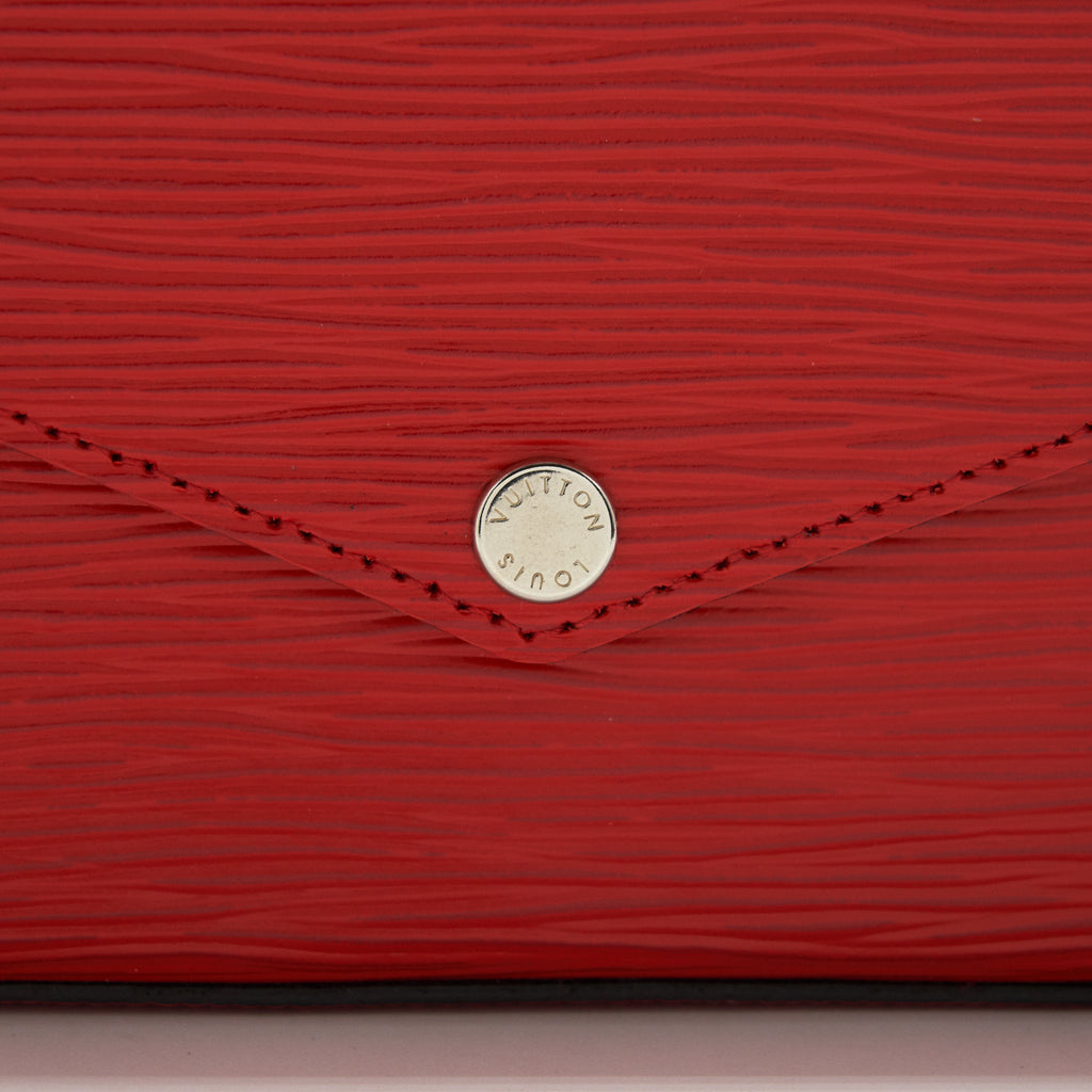 LOUIS VUITTON FELICIE POCHETTE RED SHW