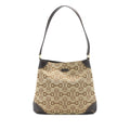 GUCCI VINTAGE HOBO BAG CANVAS/LEATHER MULTICOLOUR