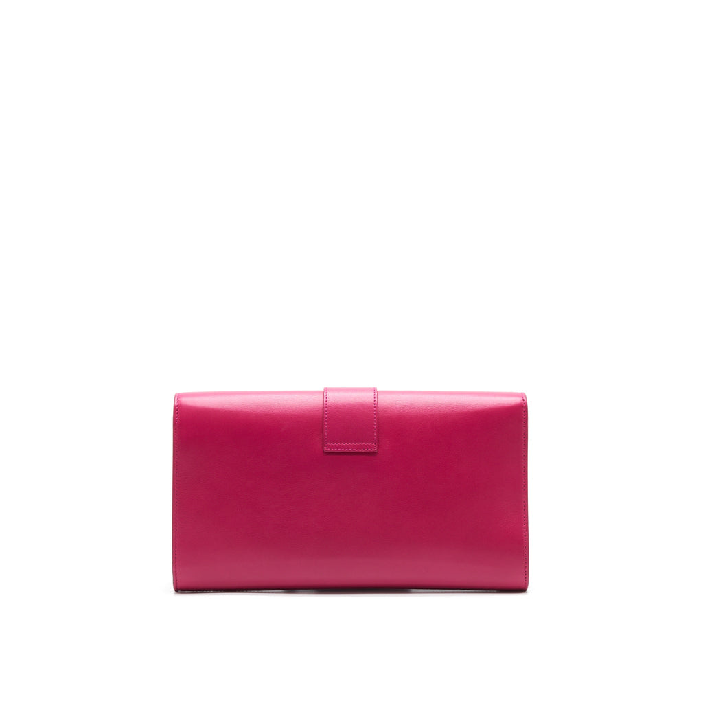 SAINT LAURENT YSL CLUTCH IN FUCHSIA