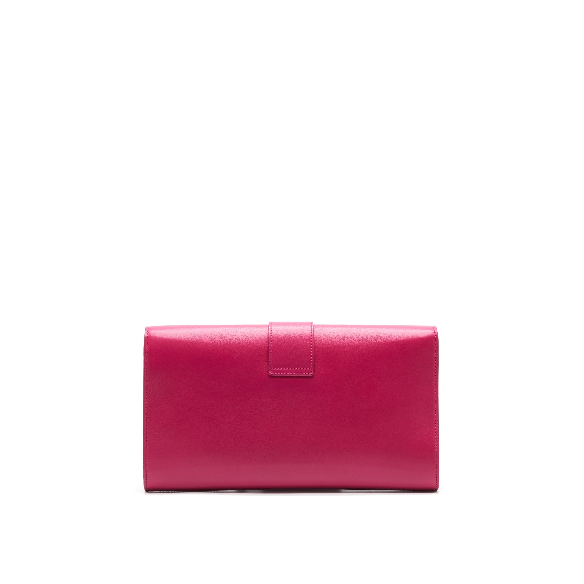 SAINT LAURENT YSL CLUTCH IN FUCHSIA