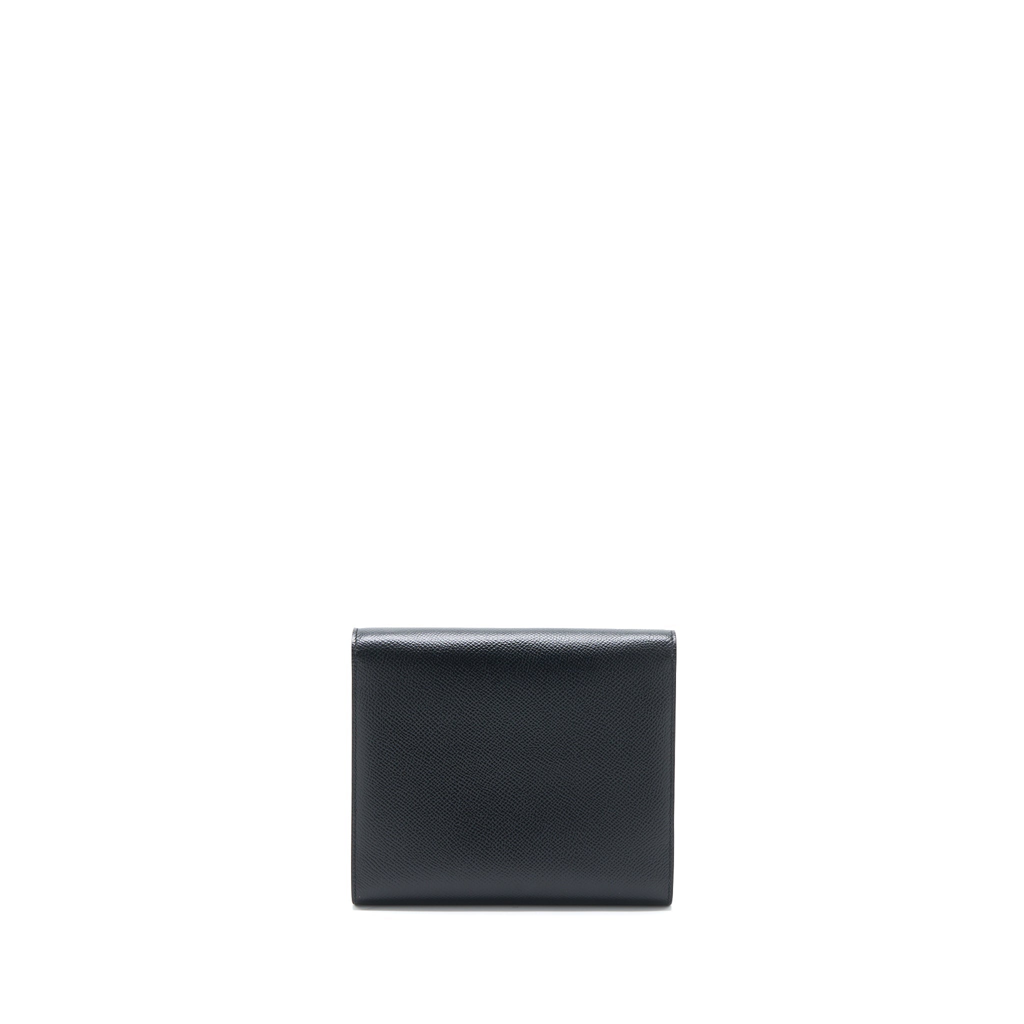 HERMES CLIC 16 WALLET EPSOM BLACK SHW
