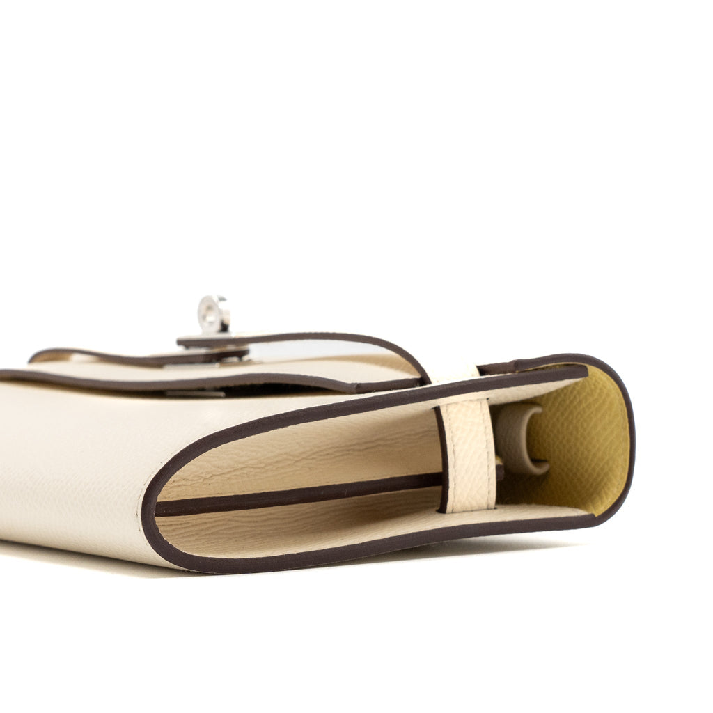 HERMES CLASSIC KELLY TO GO EPSOM NATA / JAUNE POUSSIN SHW