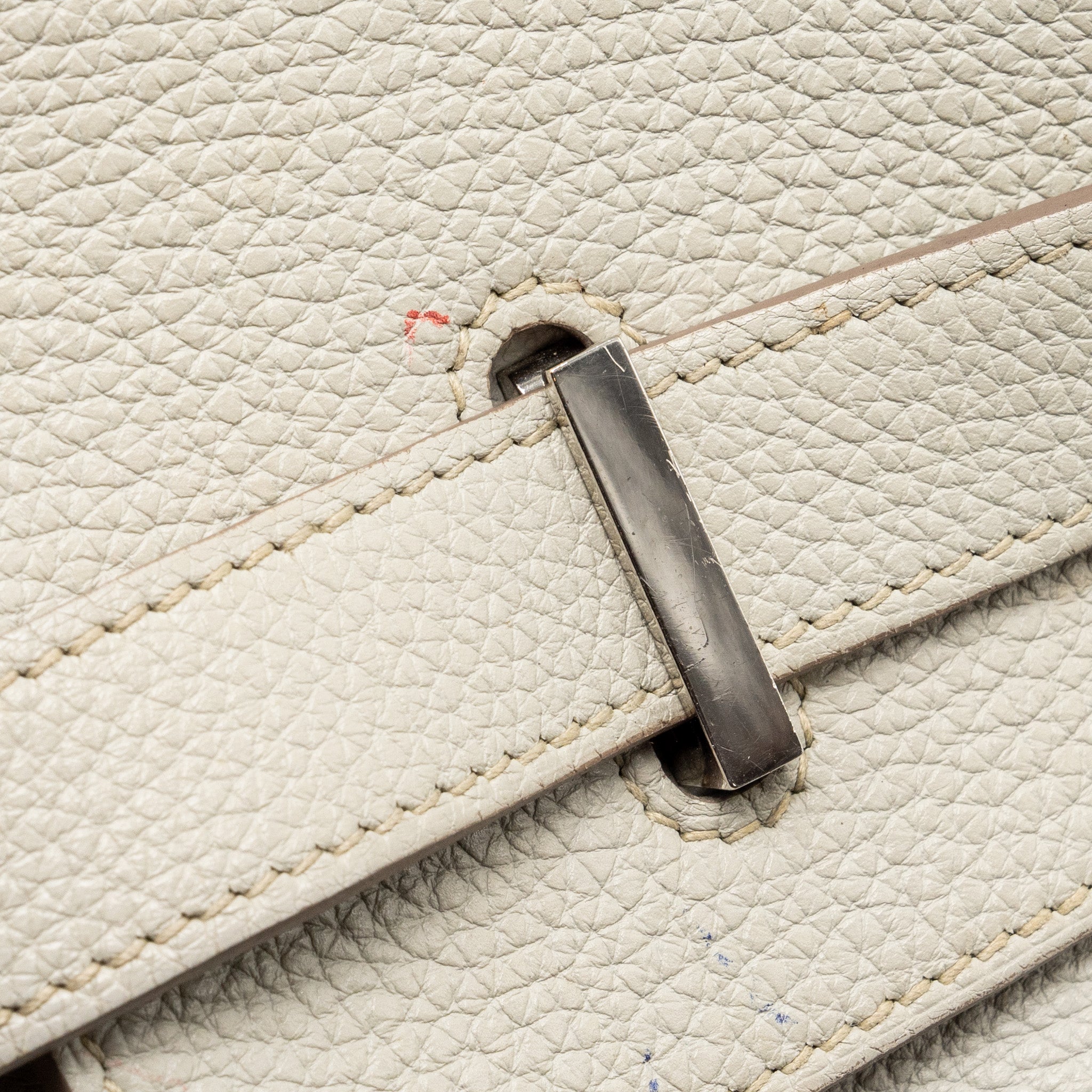 HERMES SHOULDER BIRKIN CLEMENCE GRIS PERLE SHW