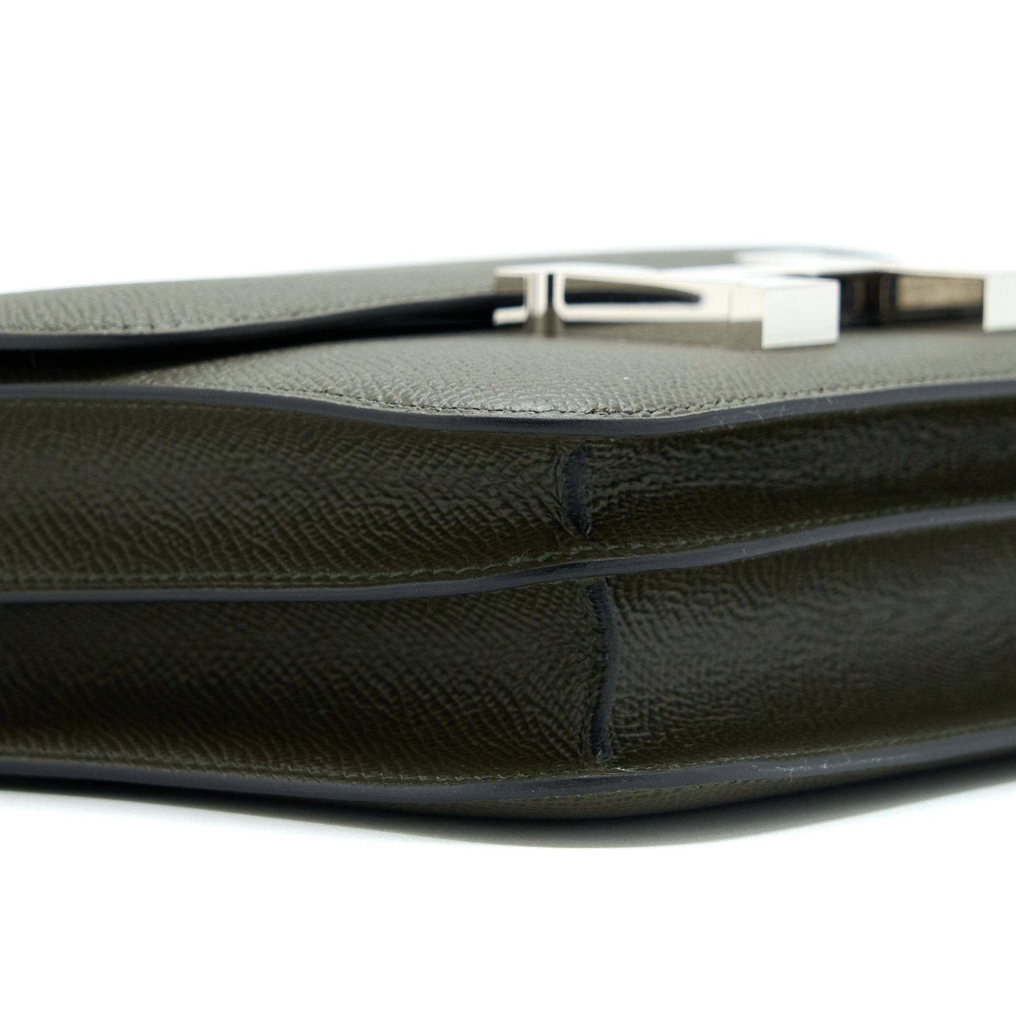 HERMES MINI CONSTANCE EPSOM C6 VERT DE GRIS SHW