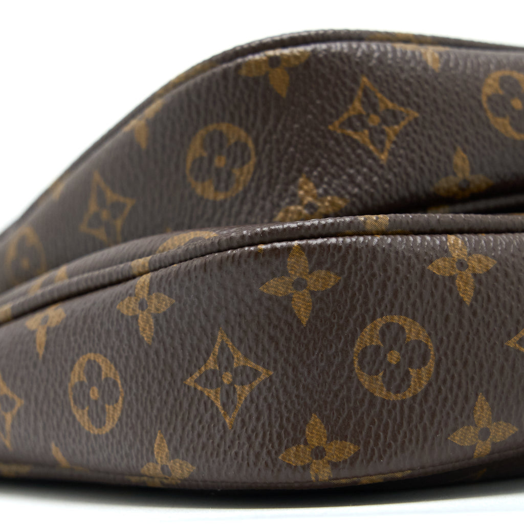 LOUIS VUITTON MULTI POCHETTE ACCESSORIES MONOGRAM CANVAS WITH KHAKI STRAP GHW